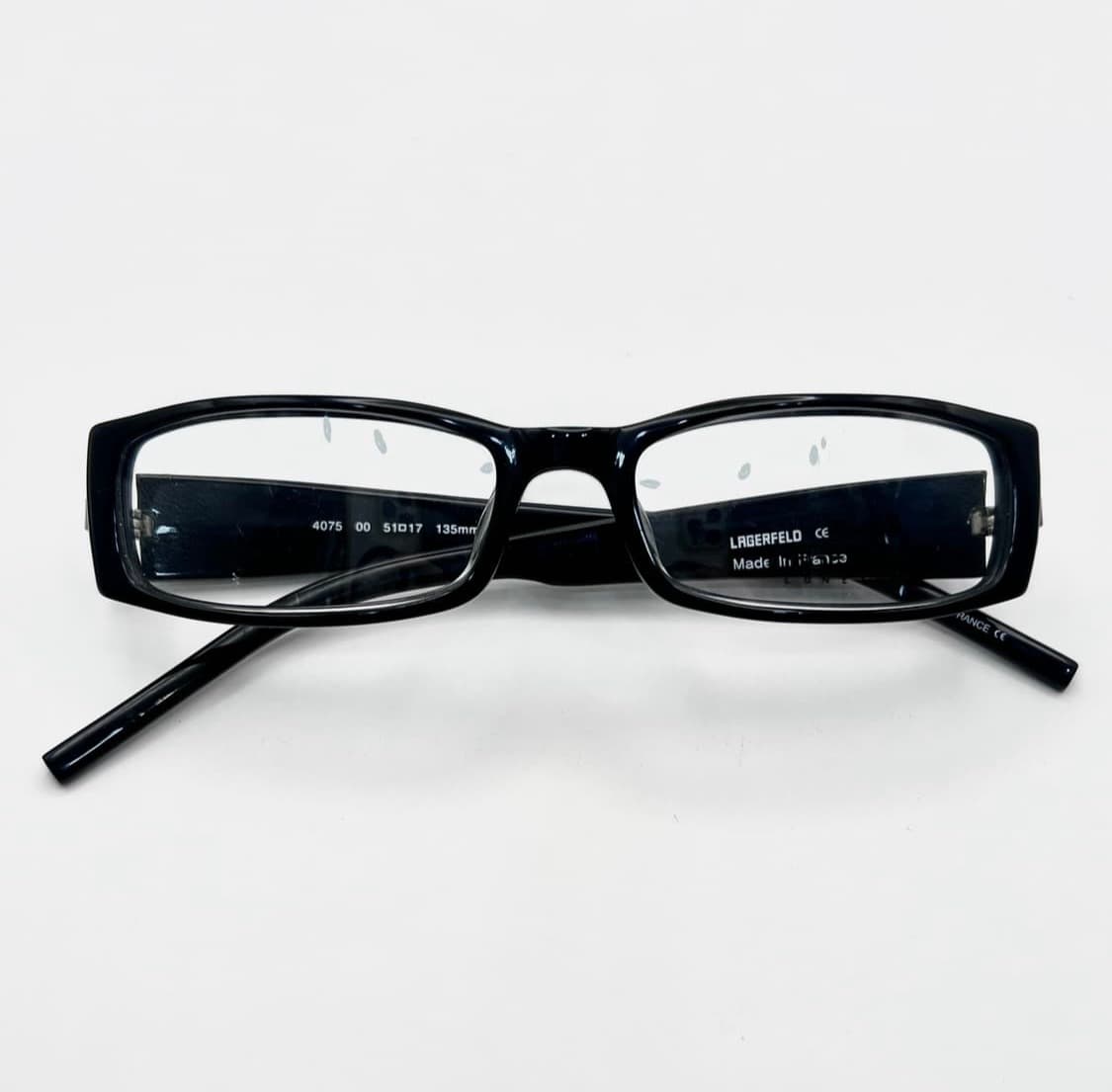라거펠드 프랑스 브랜드 스퀘어 뿔테 안경 상품이미지2
