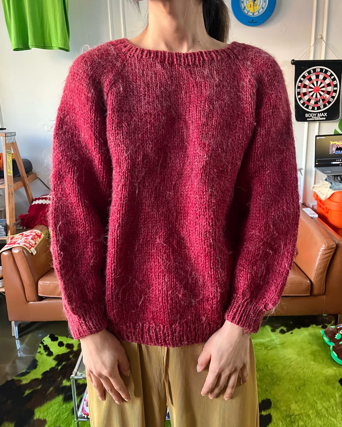 JPN Vintage Handmade Angora Knit Sweater 상품이미지2