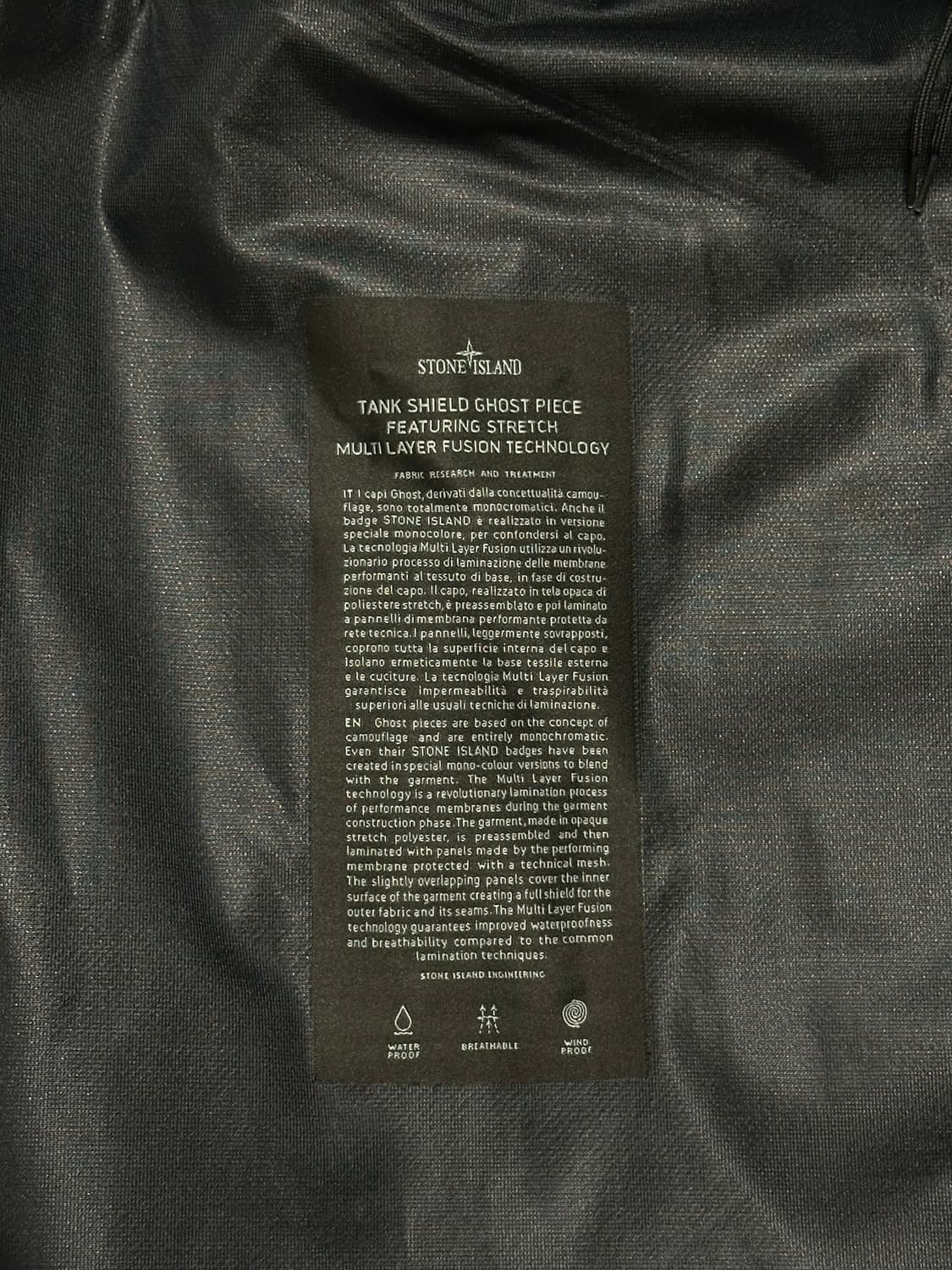 스톤아일랜드 탱크쉴드 고스트피스 패딩 XL(105-110) 상품이미지2