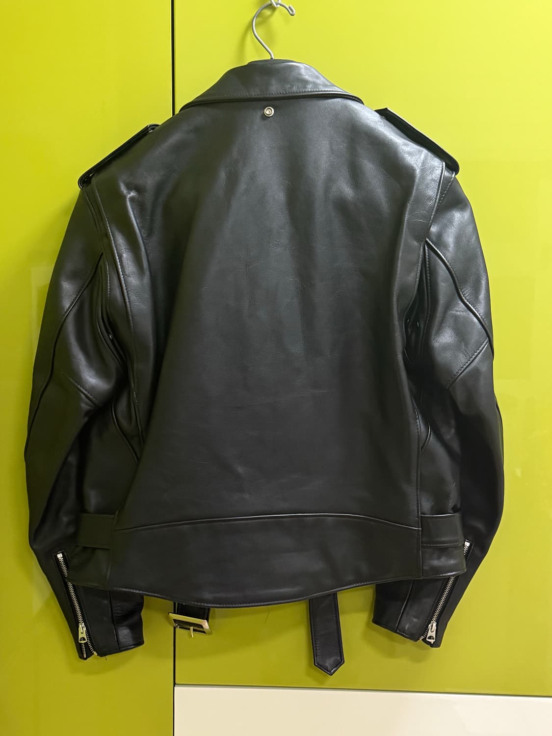 [48] 쇼트 퍼펙토 레더 자켓 상품이미지2