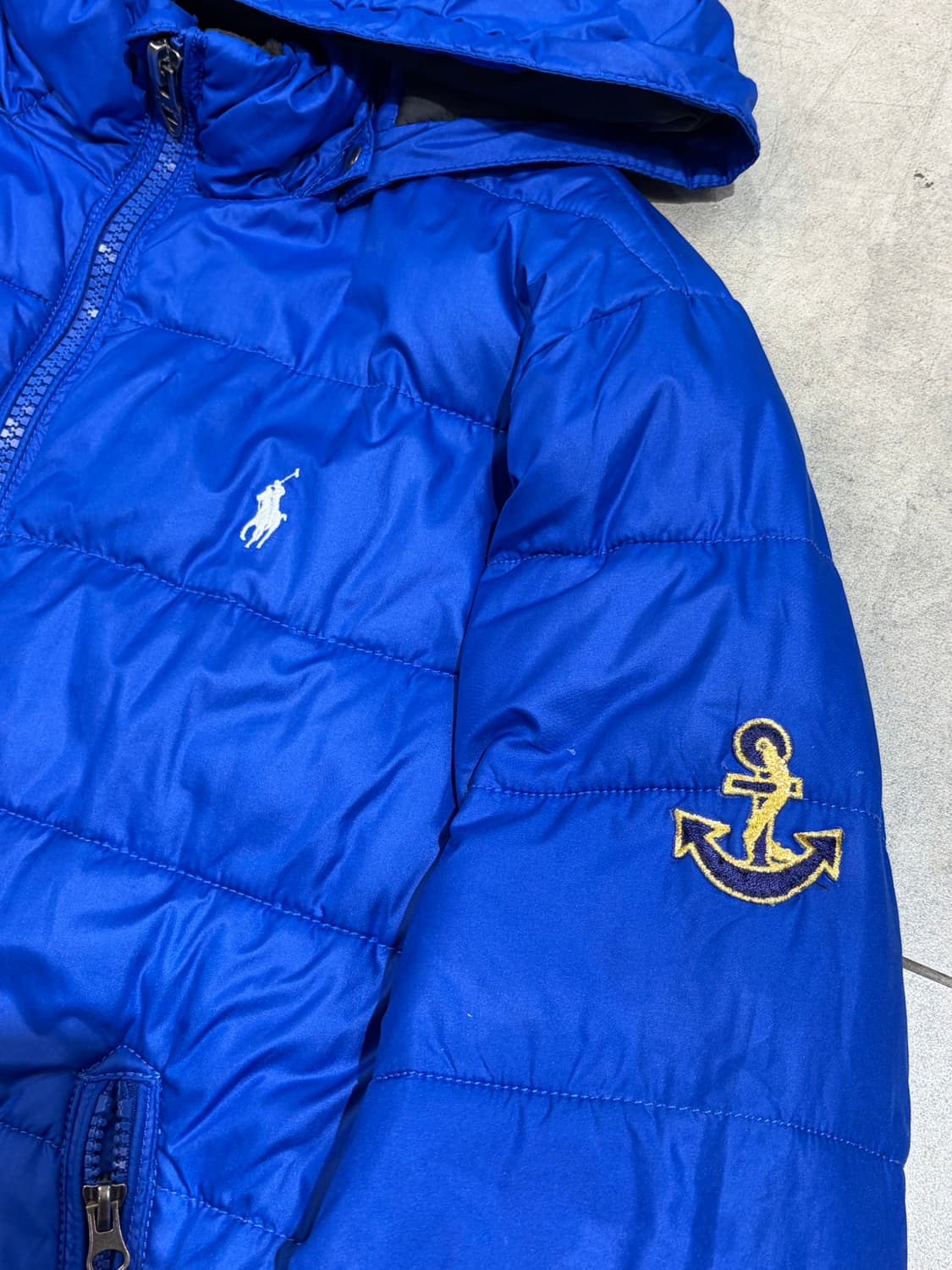 폴로 로고패치 패딩 자켓 상품이미지3