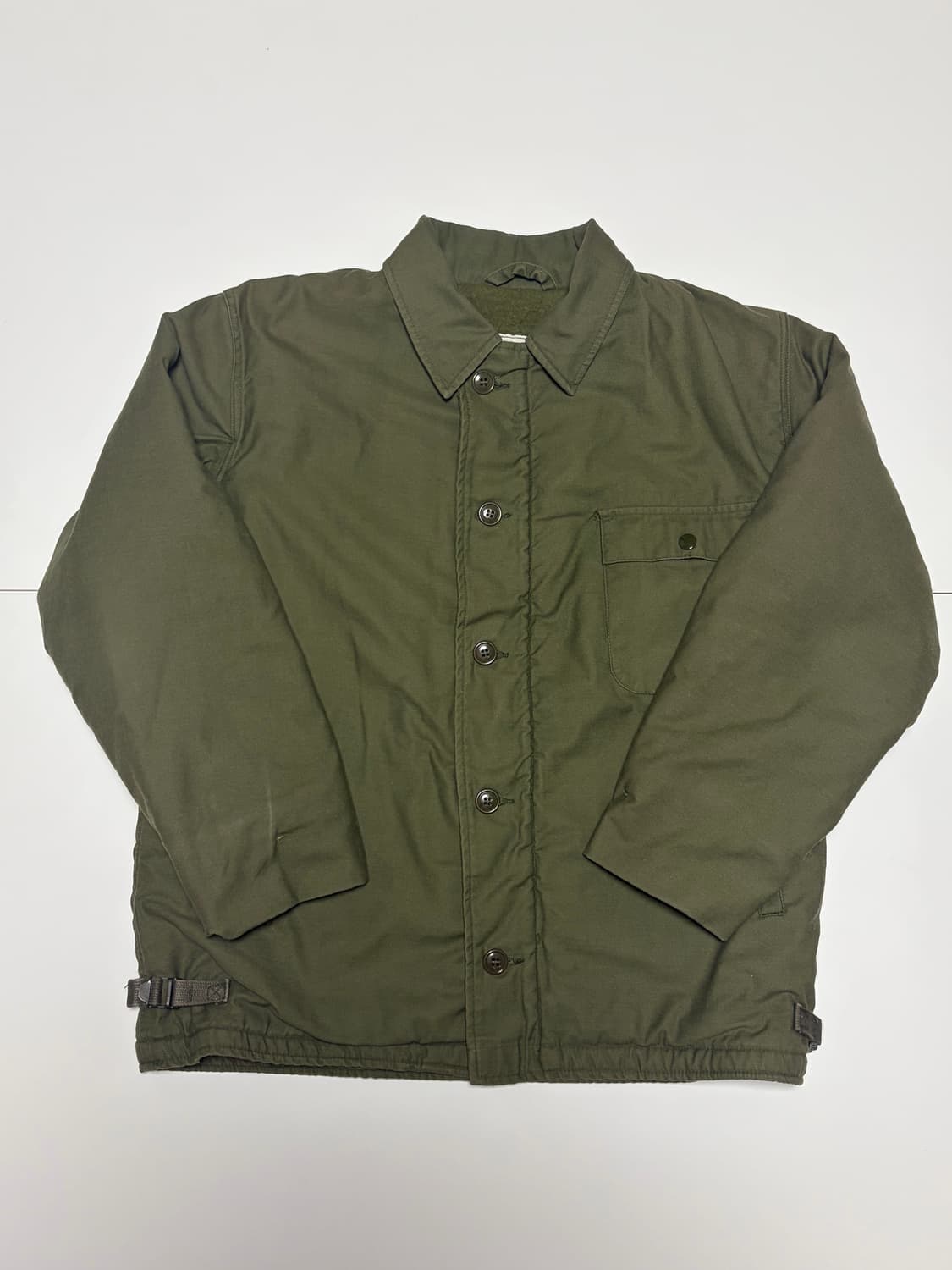 [OG] 80s 미해군 오리지널 A2 덱자켓 라지 (데드스탁) 상품이미지1