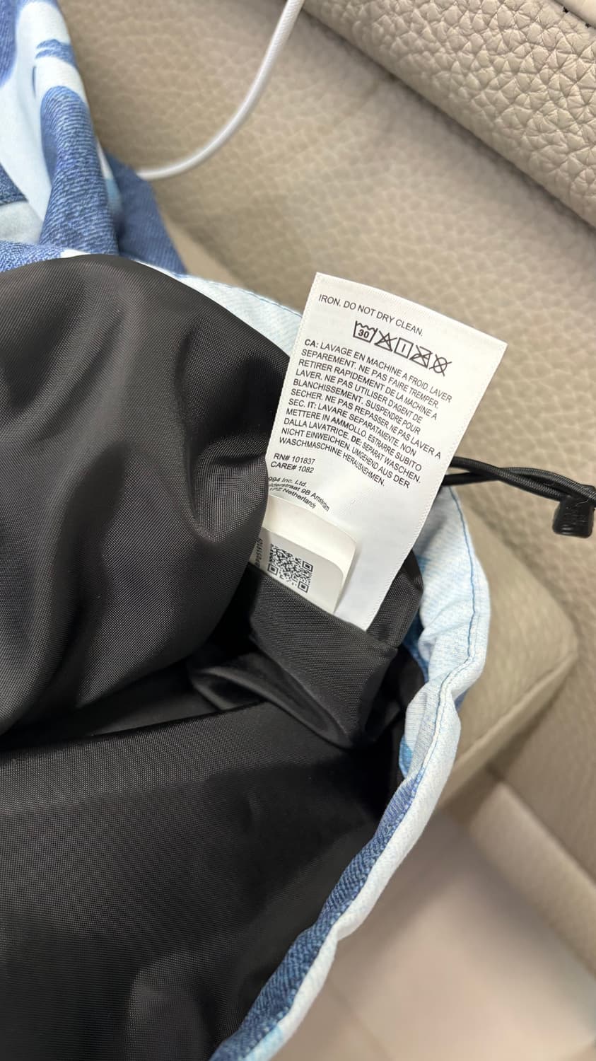 슈프림 x 노스페이스 블리치드 데님 프린트 마운틴 자켓 인디고 21FW 상품이미지8