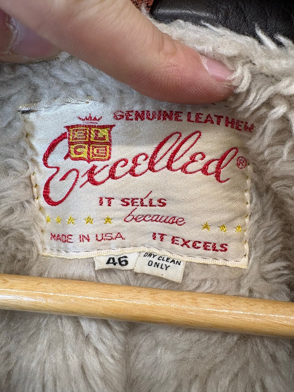 70s USA 엑셀드레더 A2 봄버 레더 자켓 상품이미지8