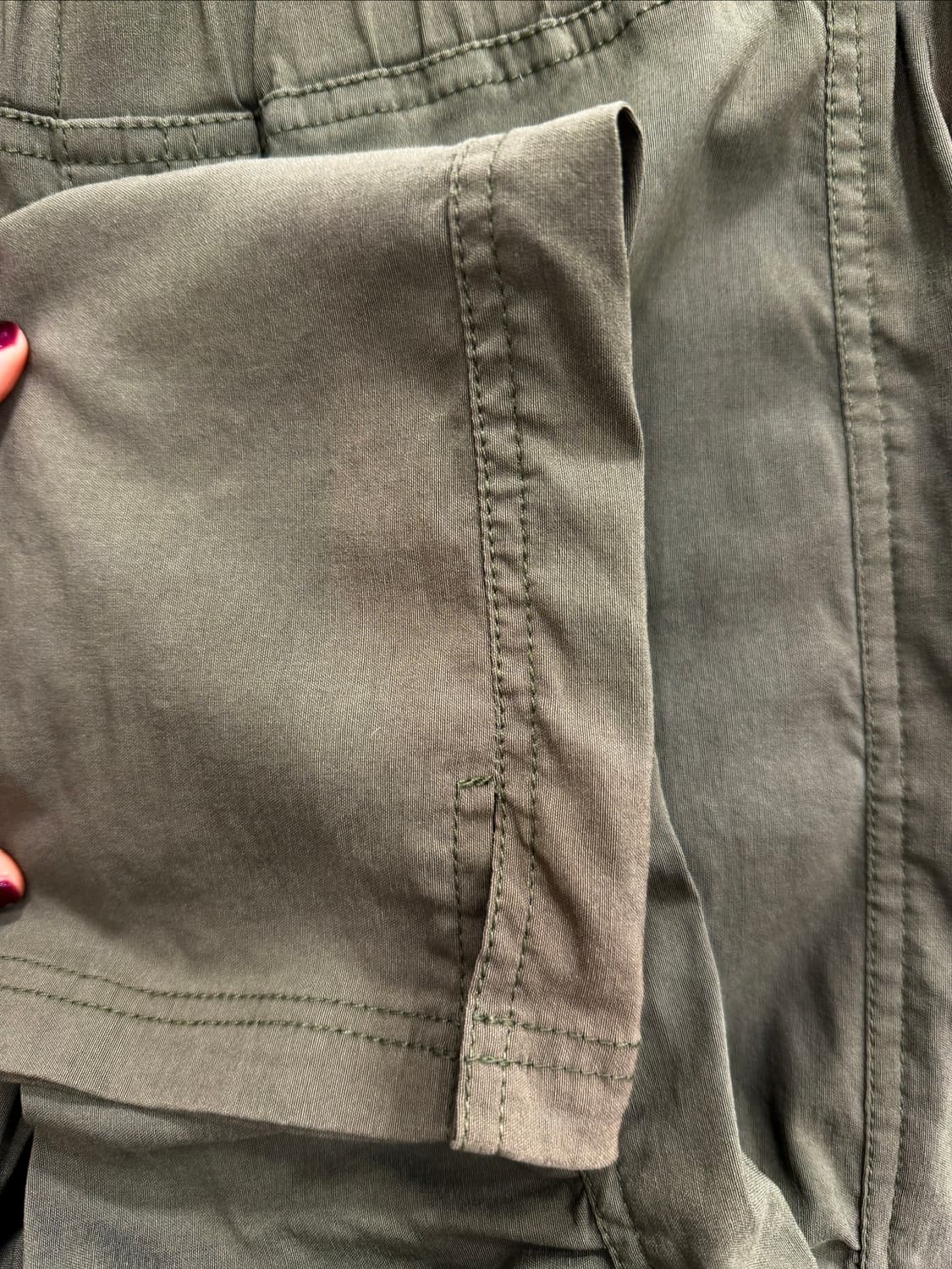 Khaki shirring leggings 상품이미지8