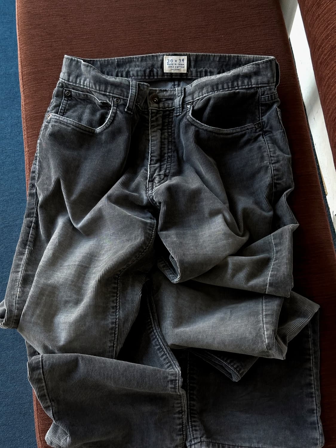 5pkt narrow cord straight pants 상품이미지1