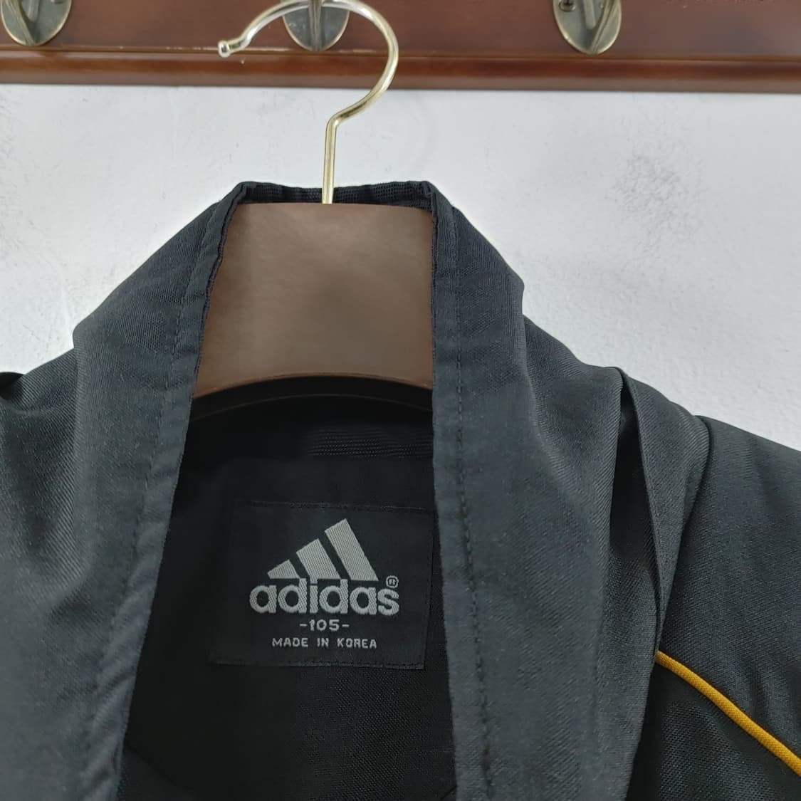 XL 아디다스 남성 빅사이즈 풀집업 블랙 춘추용 자켓 점퍼 상품이미지3