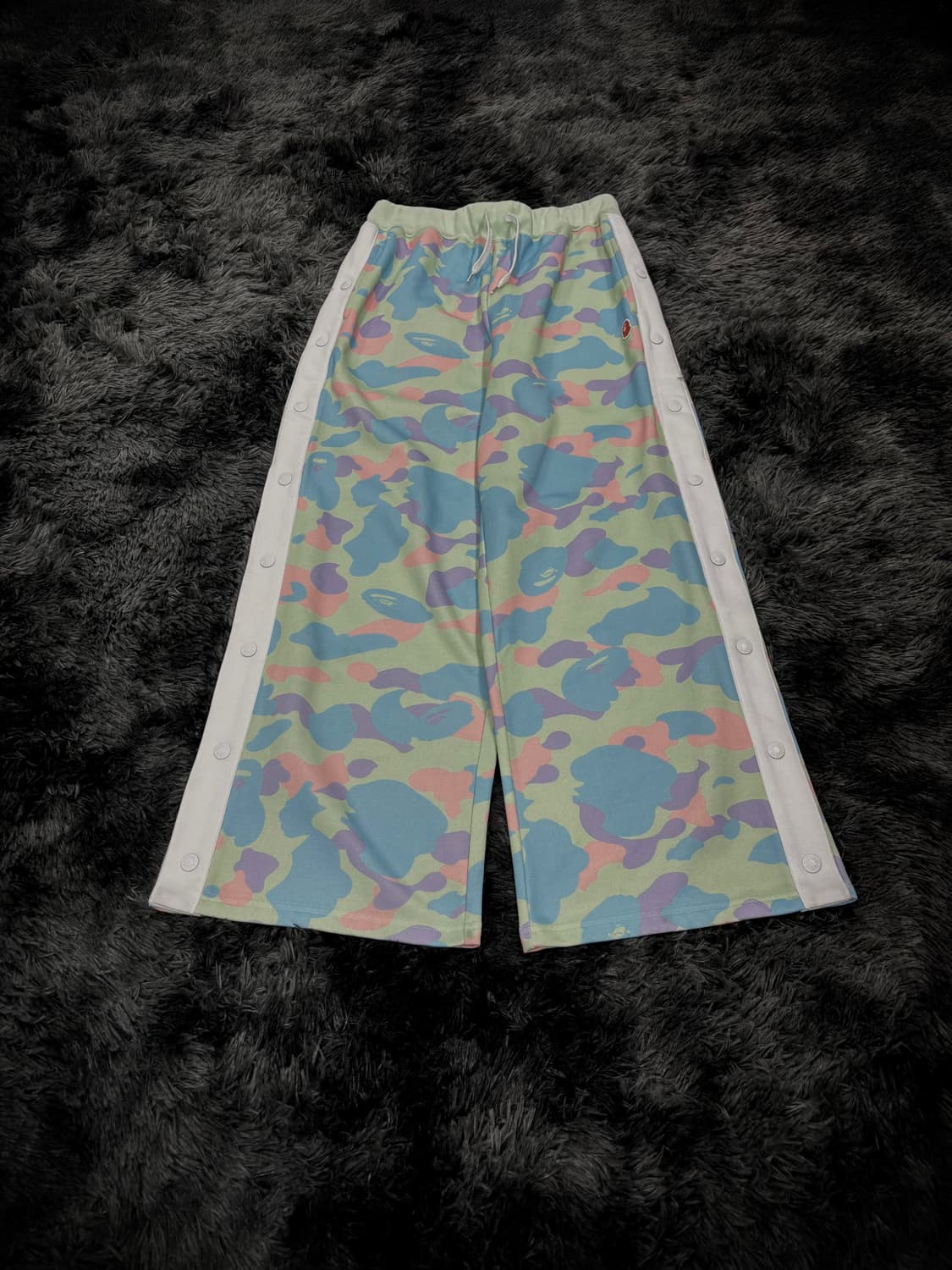 Bape 코튼캔디카모 패턴 밴딩 트랙팬츠 상품이미지1