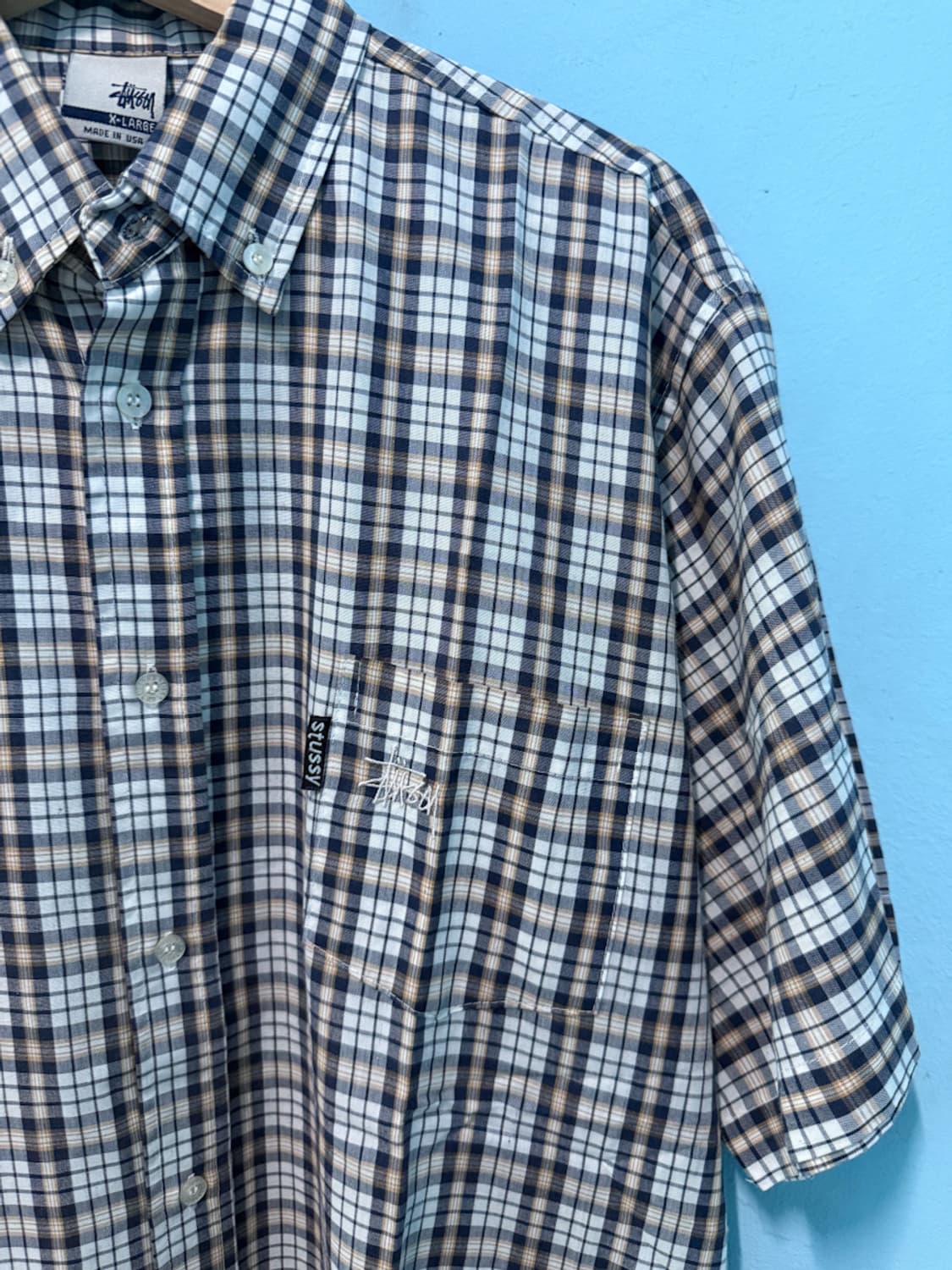 90s 스투시 셔츠 USA made 상품이미지3