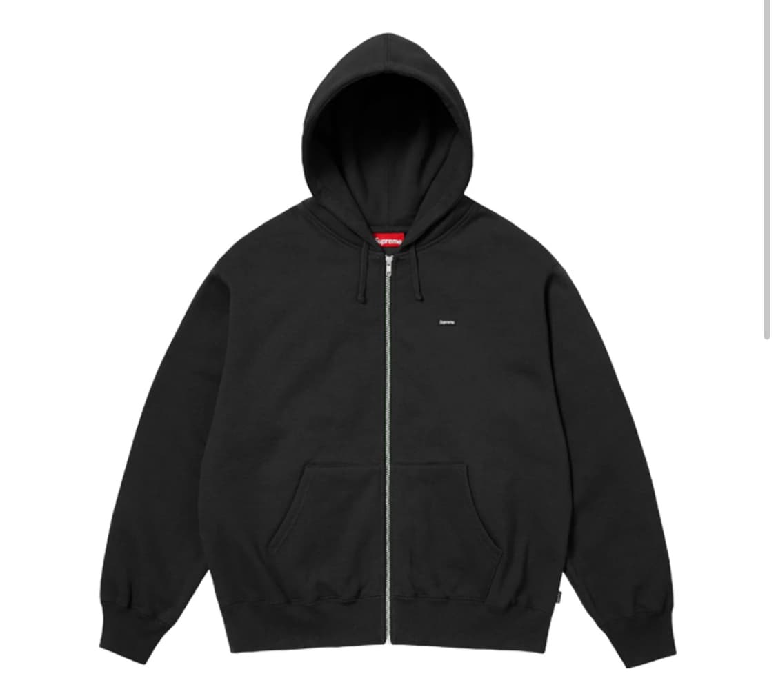 25ss 슈프림 스몰박스 후드집업 블랙 XXL 상품이미지1