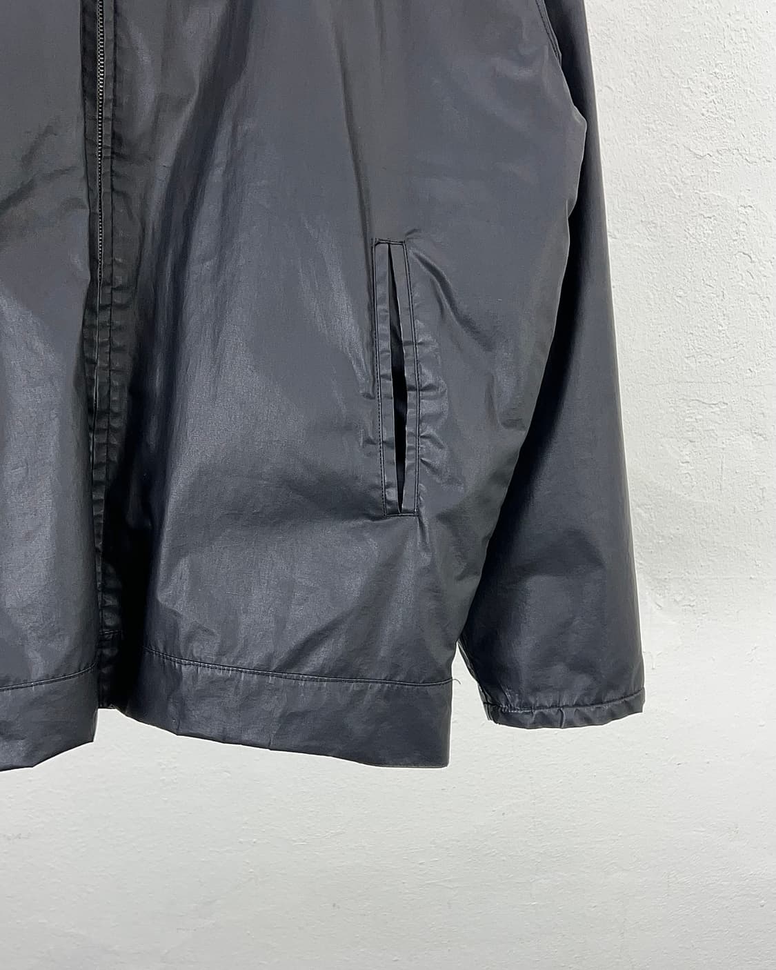 아르마니 익스체인지 블랙 폴리 쉘 스티치 트랙 자켓 상품이미지5