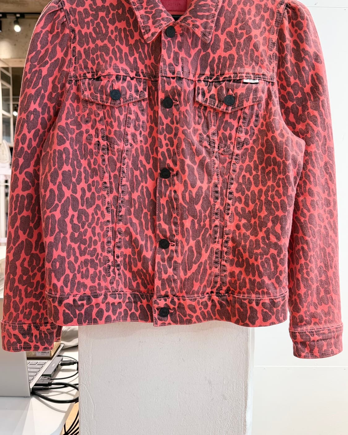 마더 핑크 더 퍼피 브루저 데님 트러커 자켓 상품이미지6