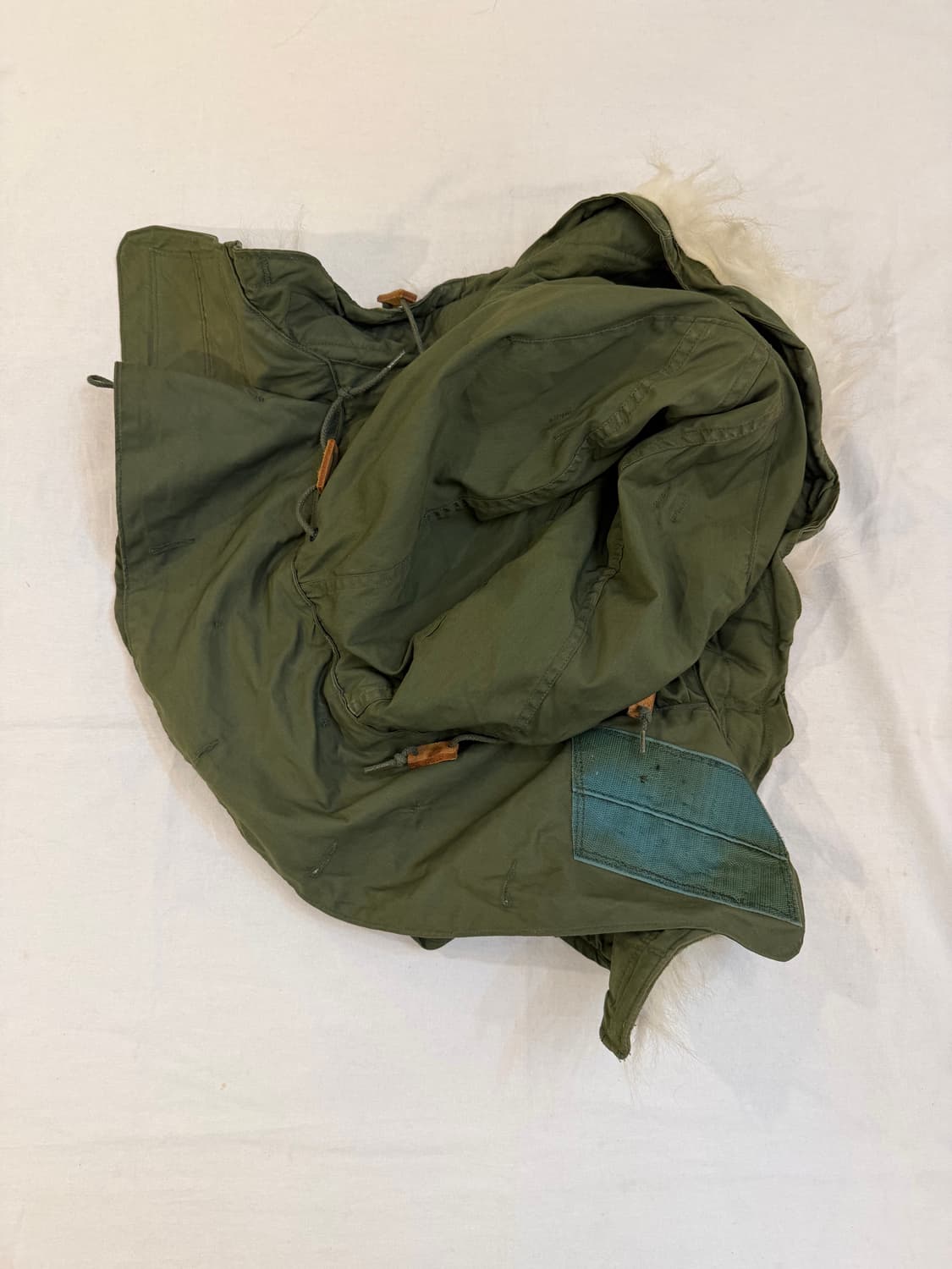 US ARMY OG m65 피쉬테일 개파카 후드 상품이미지2