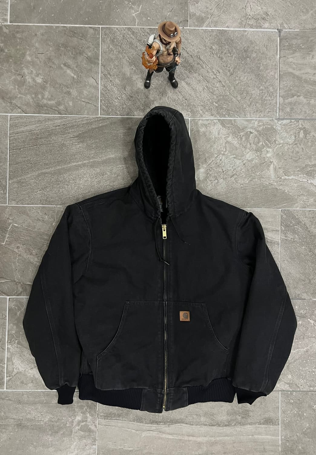 (XL) 칼하트 덕 액티브 후드자켓 J130 BLK 블랙 상품이미지1