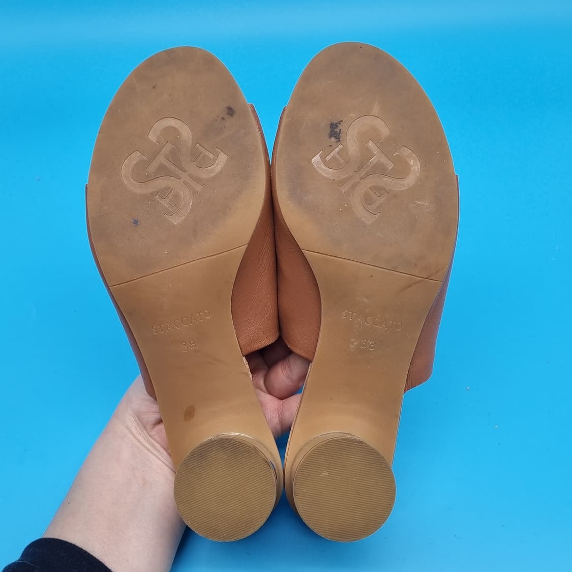 O 미소페 여성뮬 슬리퍼240 굽5  상품이미지3