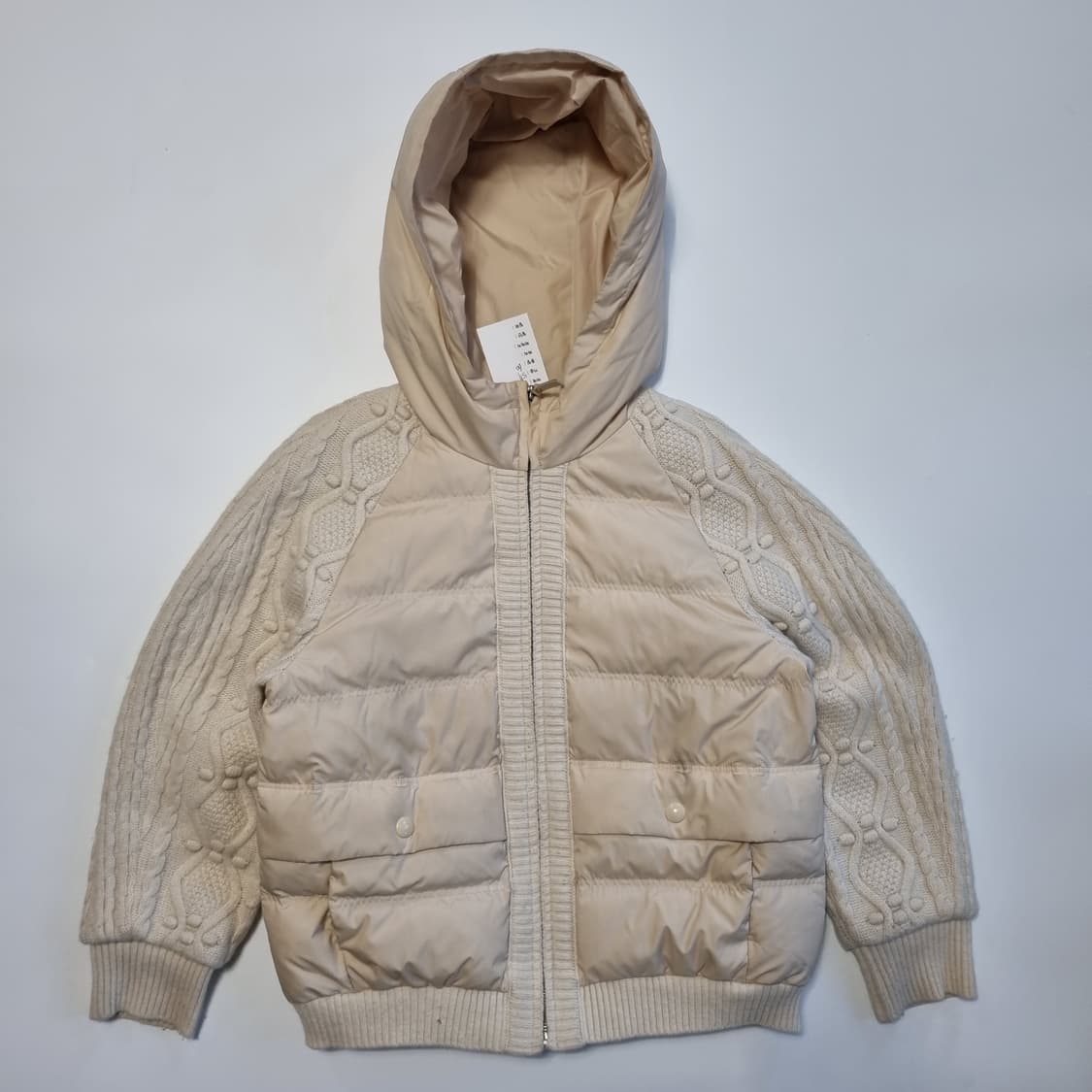 오즈세컨 니트 패딩 상품이미지1