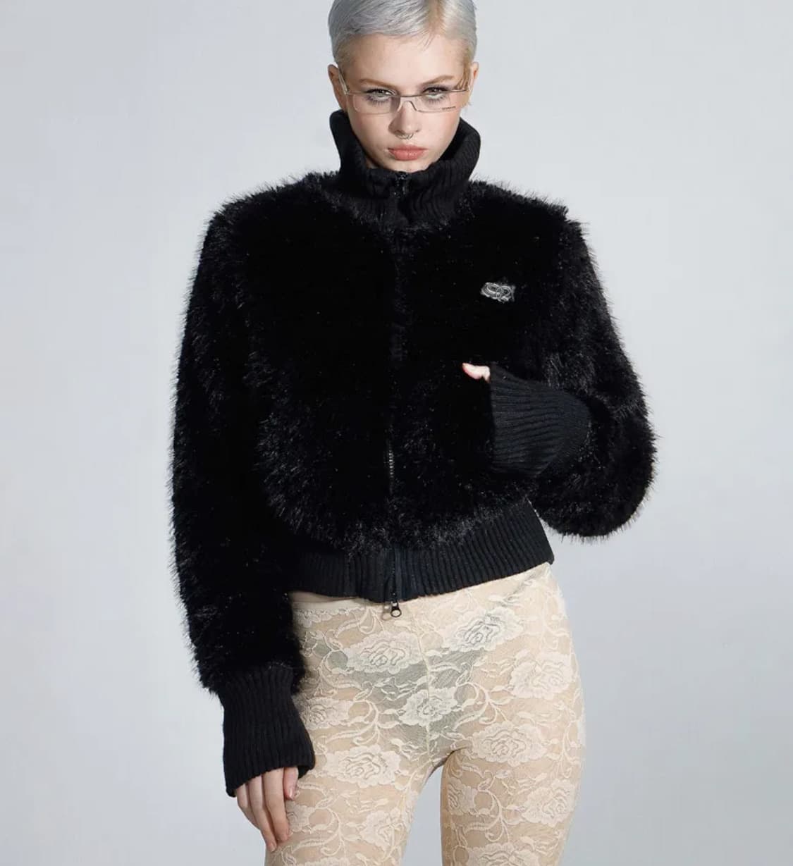 스컬프터 퍼 자켓 상품이미지2