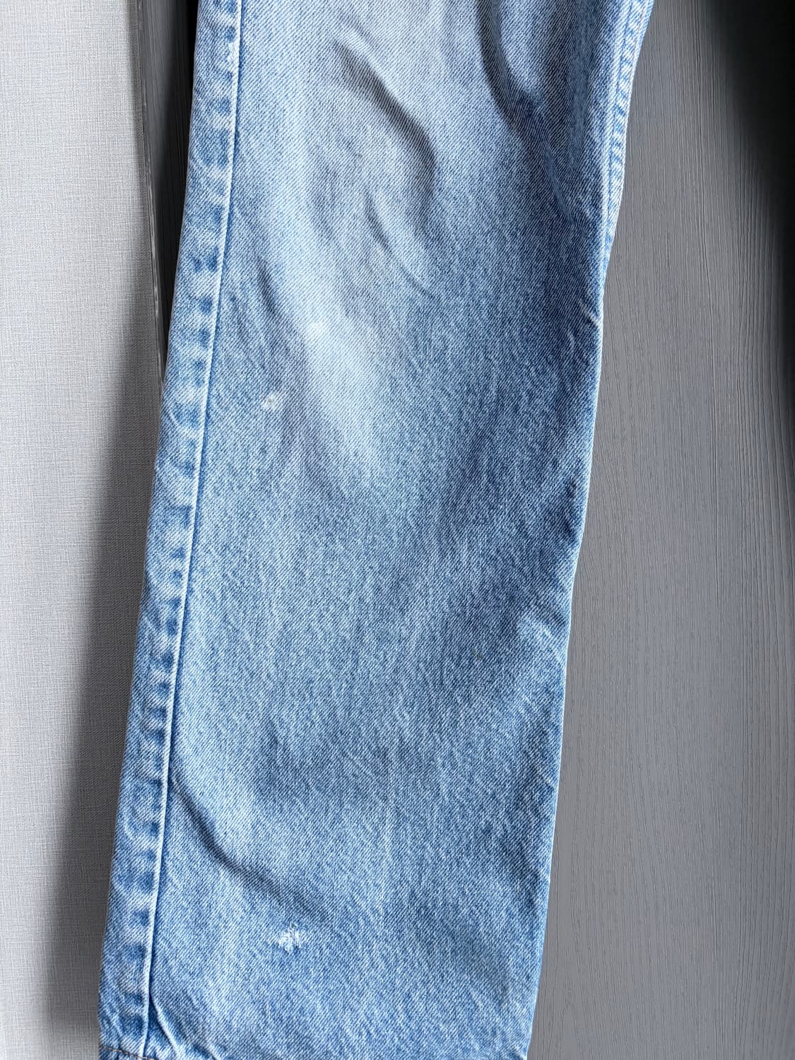 (32x32) 90s 리바이스 517 오렌지탭 USA 연청 부츠컷 데님 상품이미지9