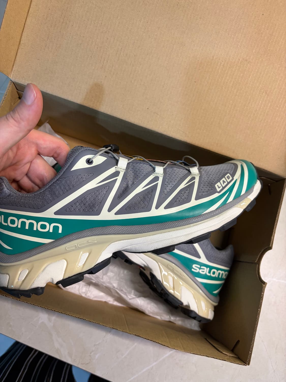 살로몬xt-6콰이엇 쉐이드:딥그린:바닐라 상품이미지7