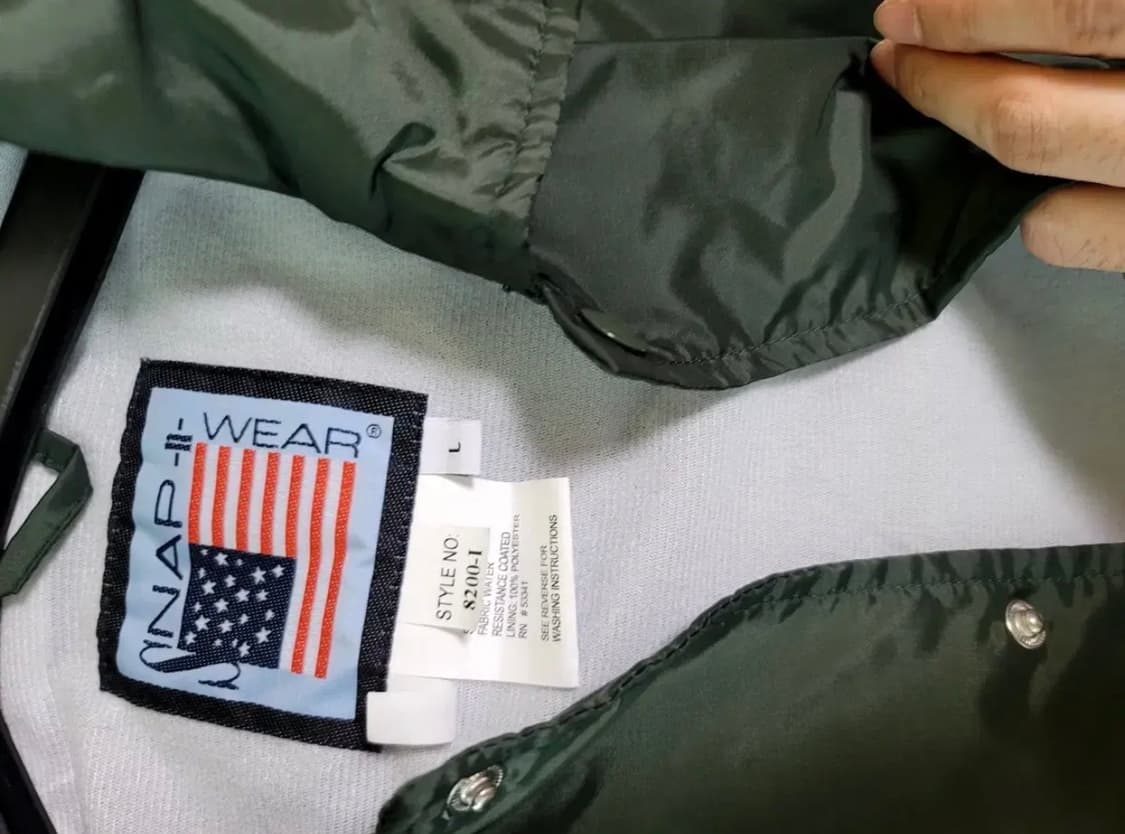 카키스 코치자켓 스태프자켓 그린 L사이즈 상품이미지5