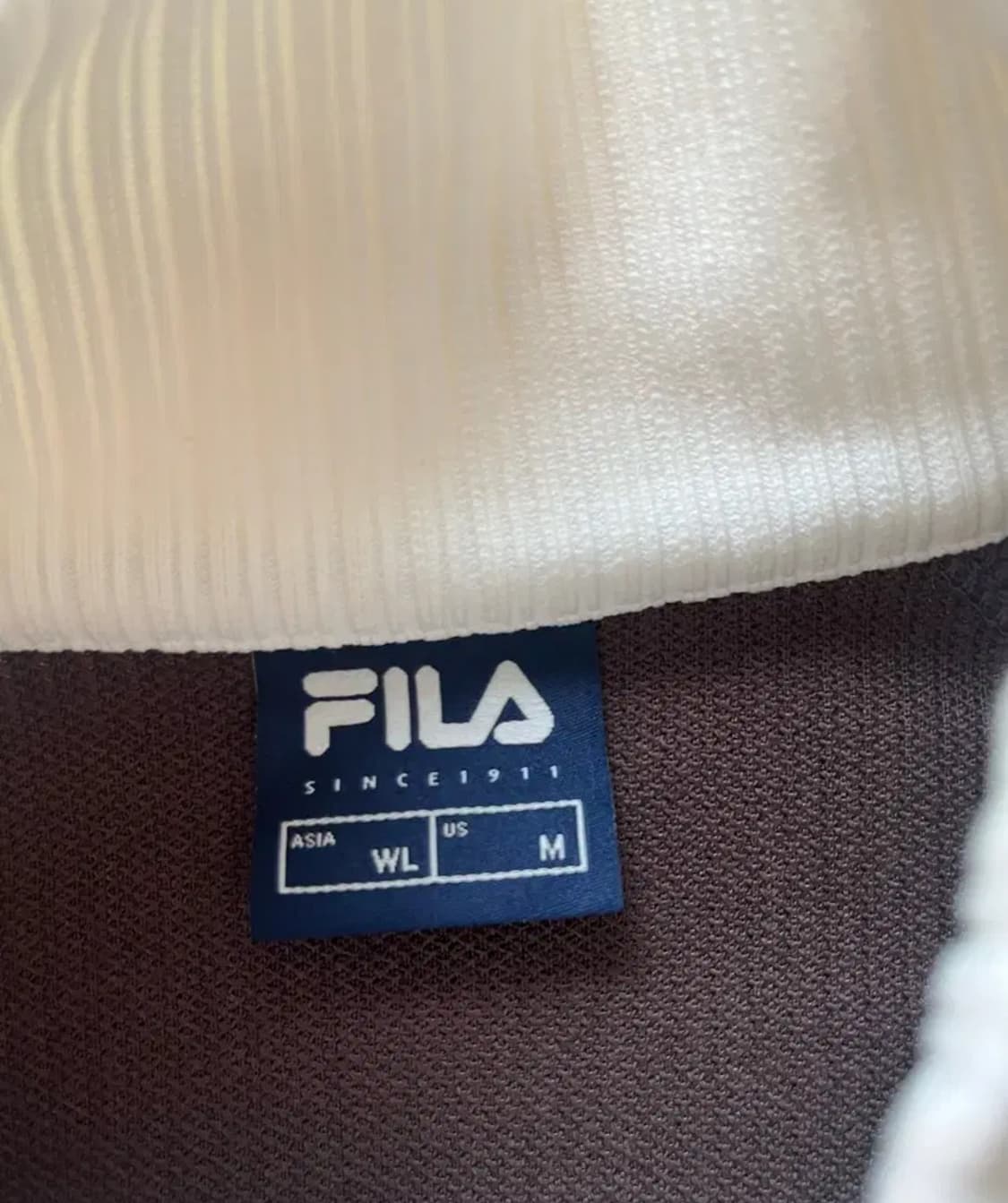 26ss 휠라 1911 니트 트랙탑 브라우니 상품이미지4