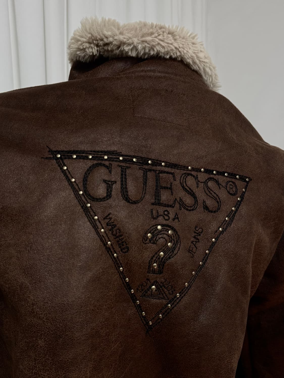 Guess shearling jacket 상품이미지4
