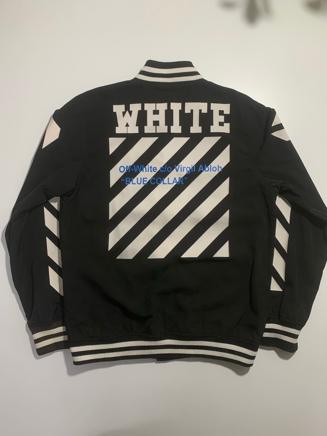 오프화이트 블루칼라 봄버 자켓 Off White 상품이미지1