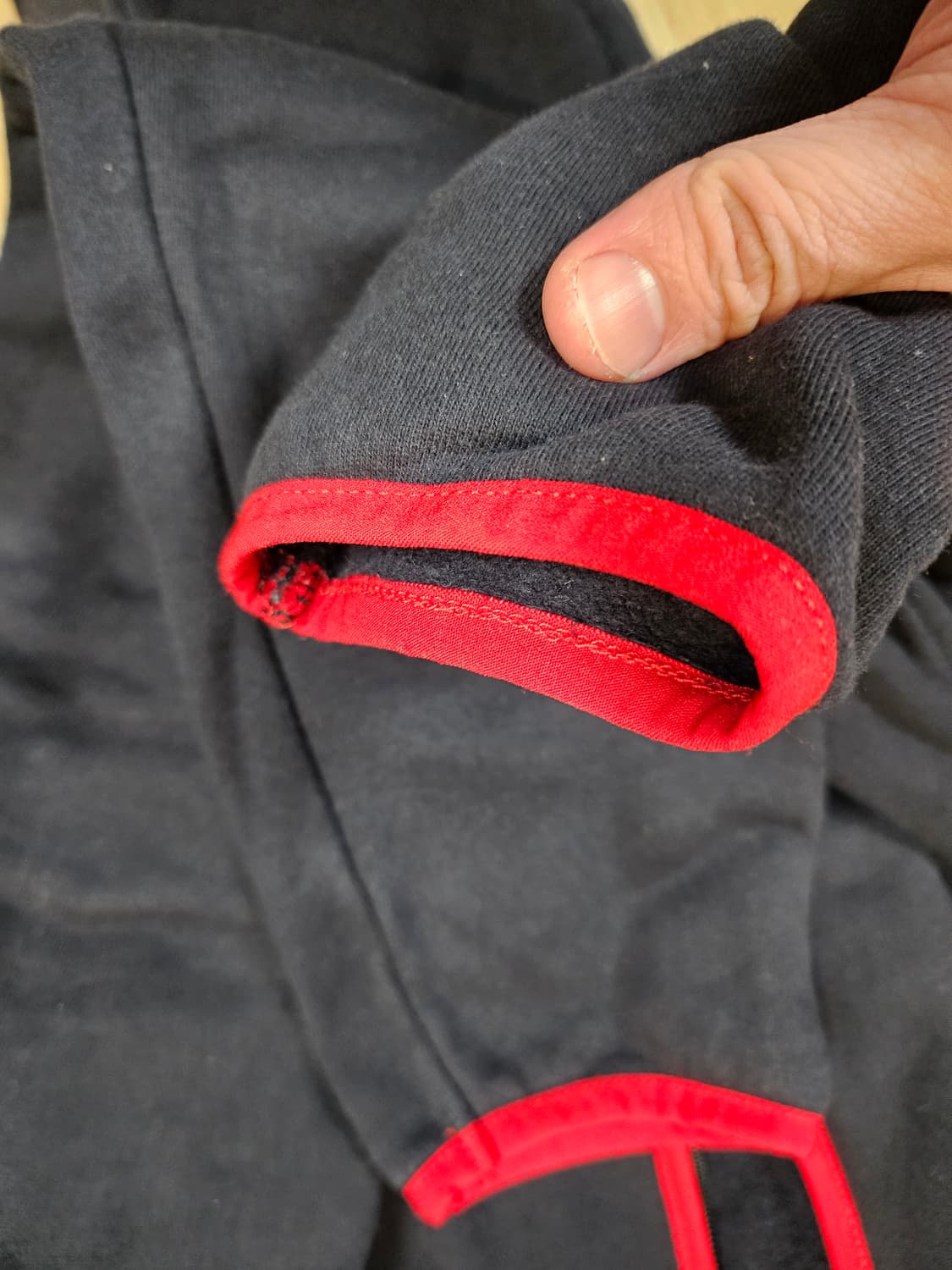 Stussy 스투시 레드파이핑 집업 M 상품이미지7