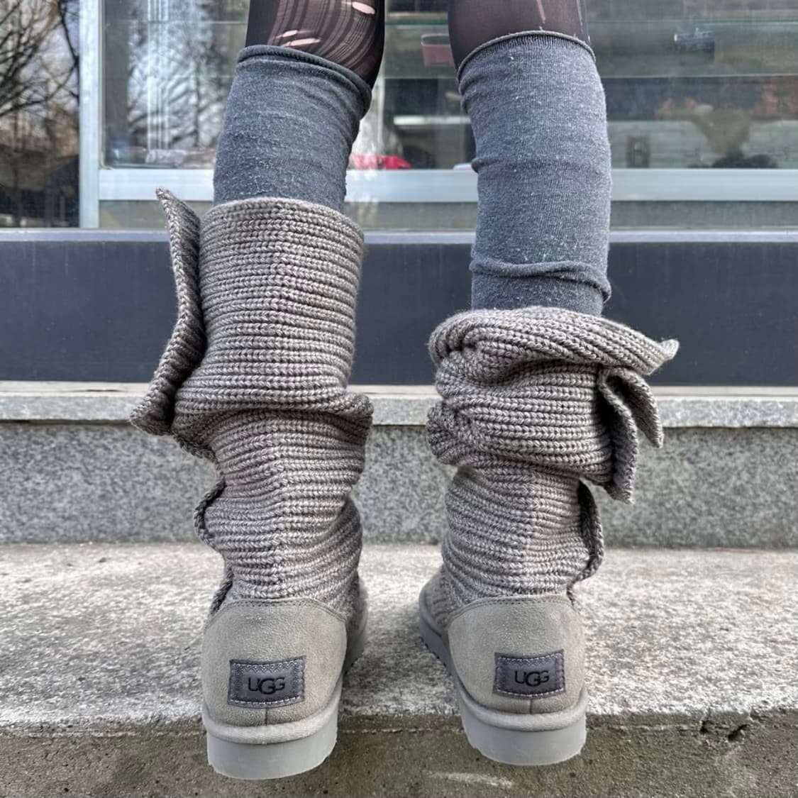 00s 그레이 니트 어그 카디 부츠 상품이미지7