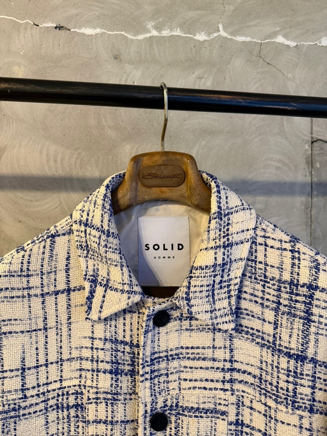 솔리드옴므 트위드 블루종 100 상품이미지3