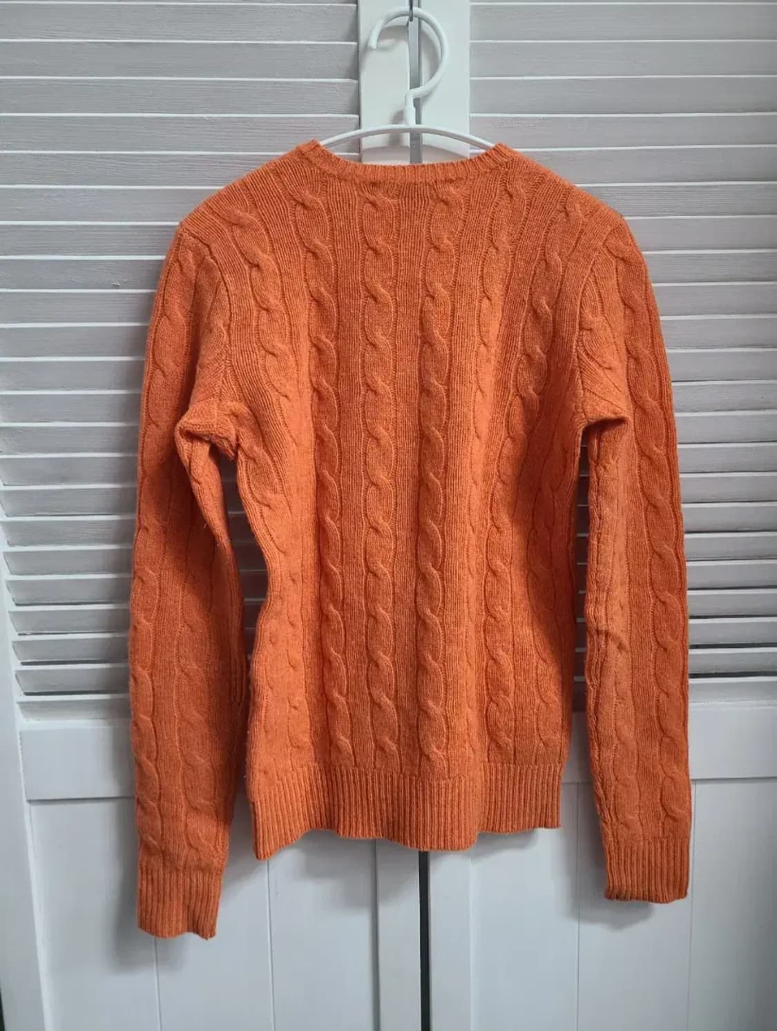 폴로 꽈배기 울 캐시미어 니트 상품이미지4