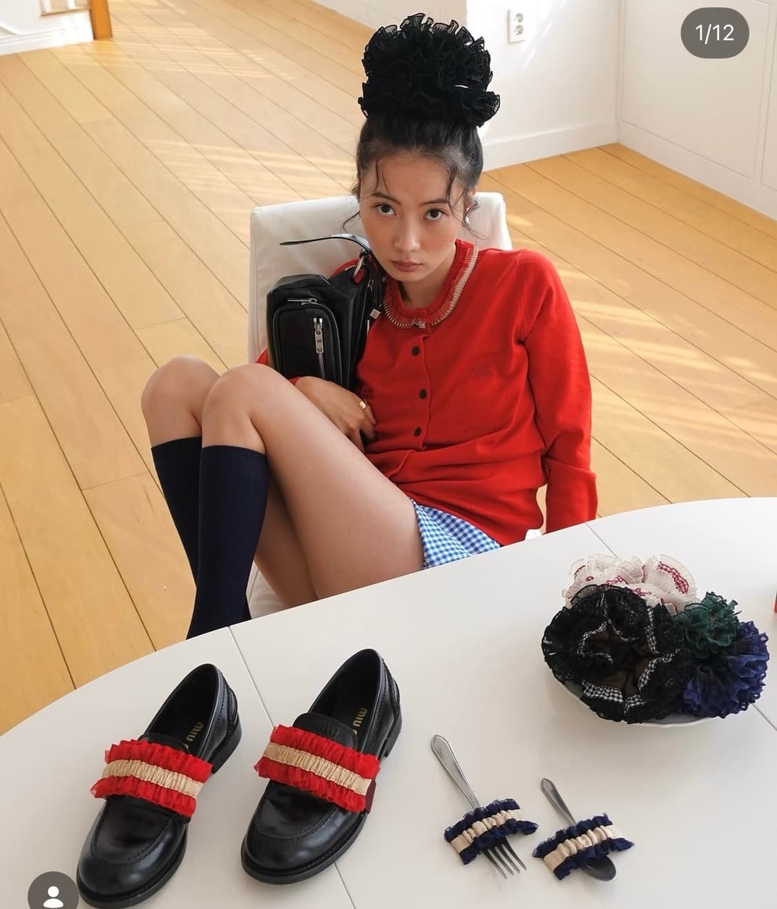 마지셔우드 굿스퀴시 프릴 가디건 상품이미지1