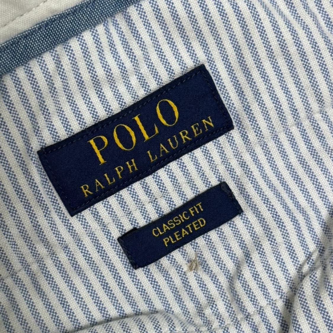 폴로랄프로렌 남자 면바지 투턱 치노 팬트 클래식핏 32 베이지 상품이미지3