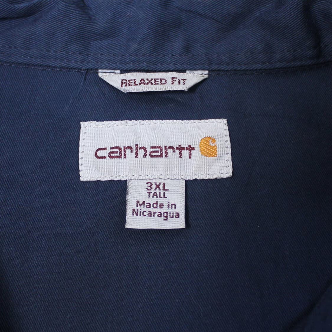 Carhartt 칼하트 네이비 워크 반팔 셔츠 P397 상품이미지4