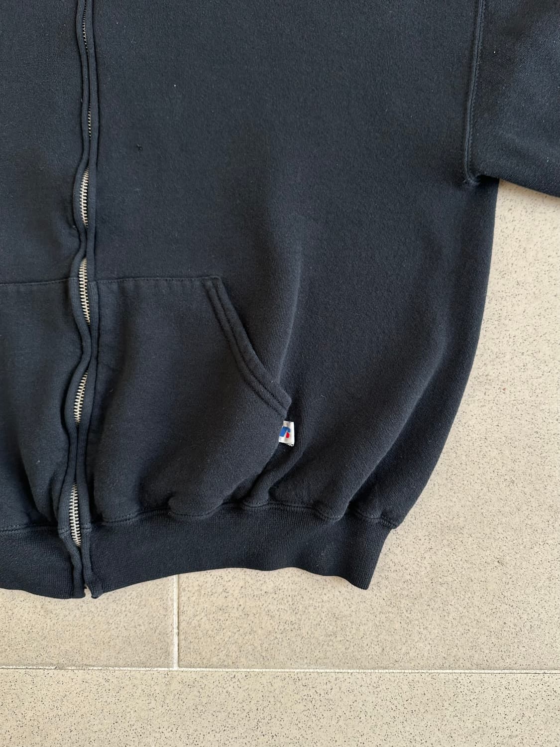 00s 빈티지 러셀 후드집업 블랙 L 상품이미지3