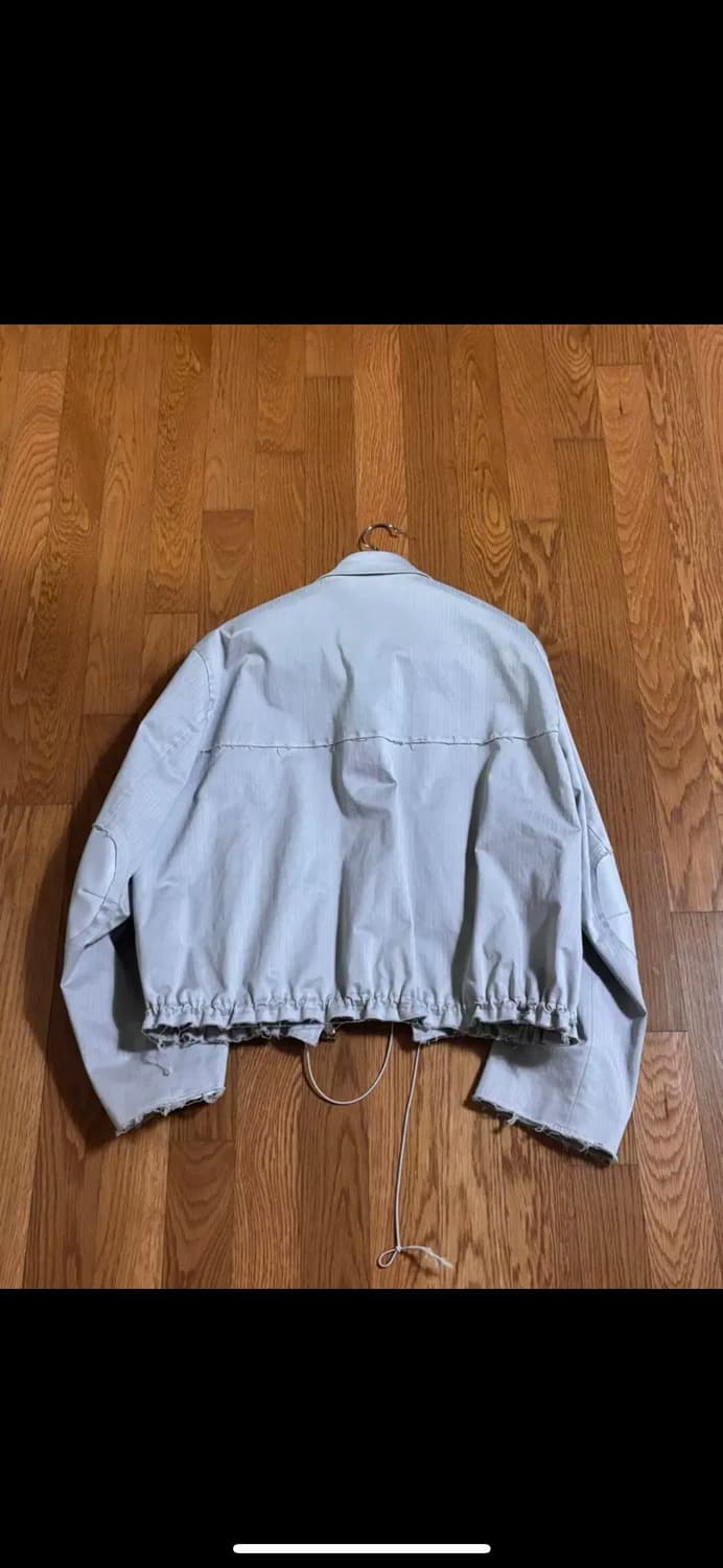 타이핑미스테이크/이얼즈어고 엘보 패치 라이트 그레이 블루종 판매 상품이미지4