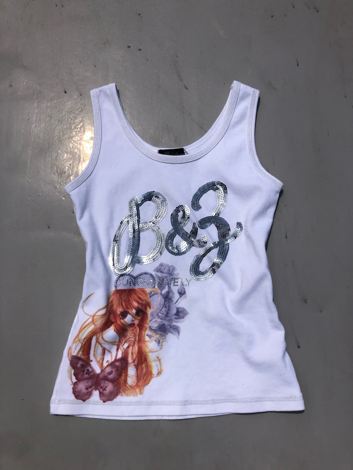 silver spangle grils sleeveless 상품이미지2