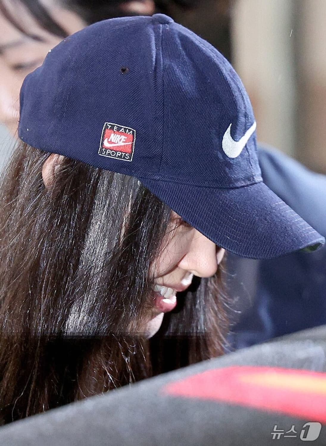 90s 나이키 TEAM NIKE  캡 화이트 ( 뉴진스 민희진 ) 상품이미지1
