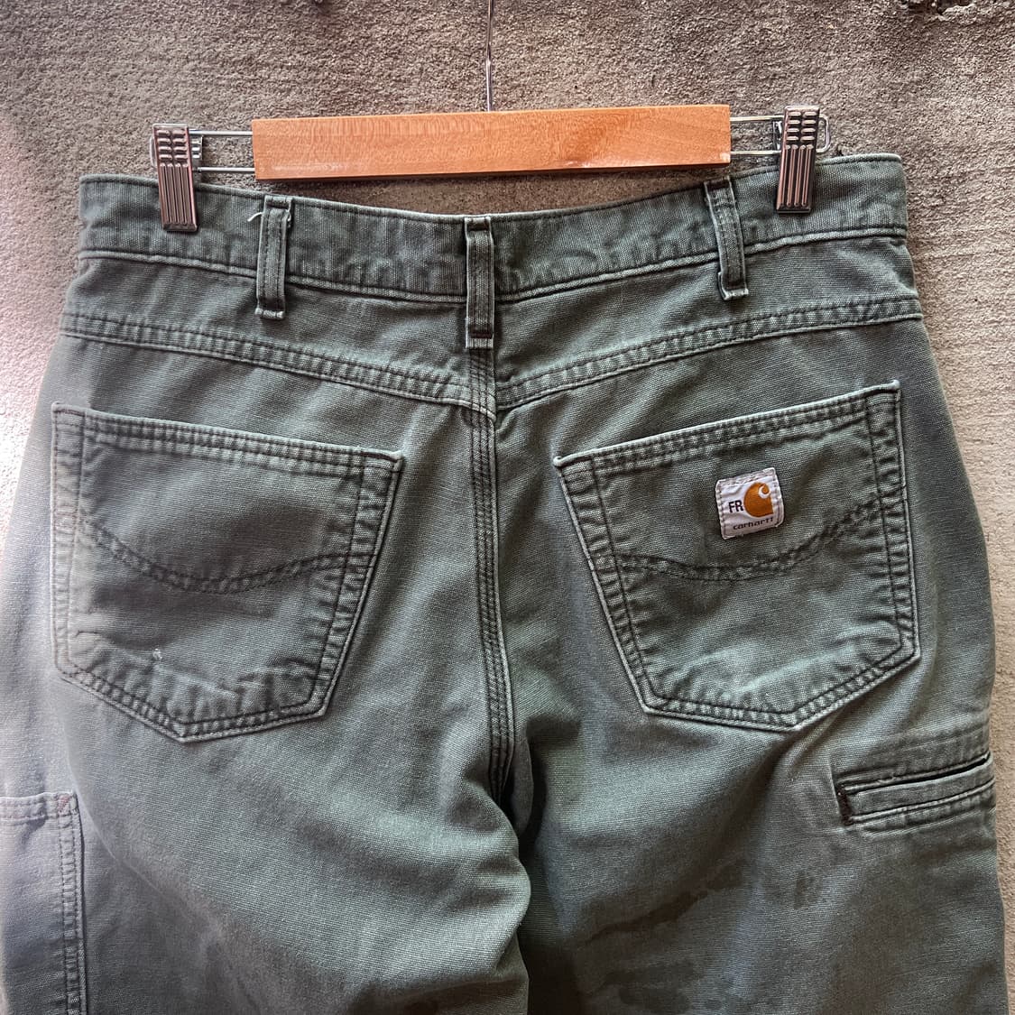 칼하트 FR CAT2 워크 팬츠 모스그린 상품이미지6