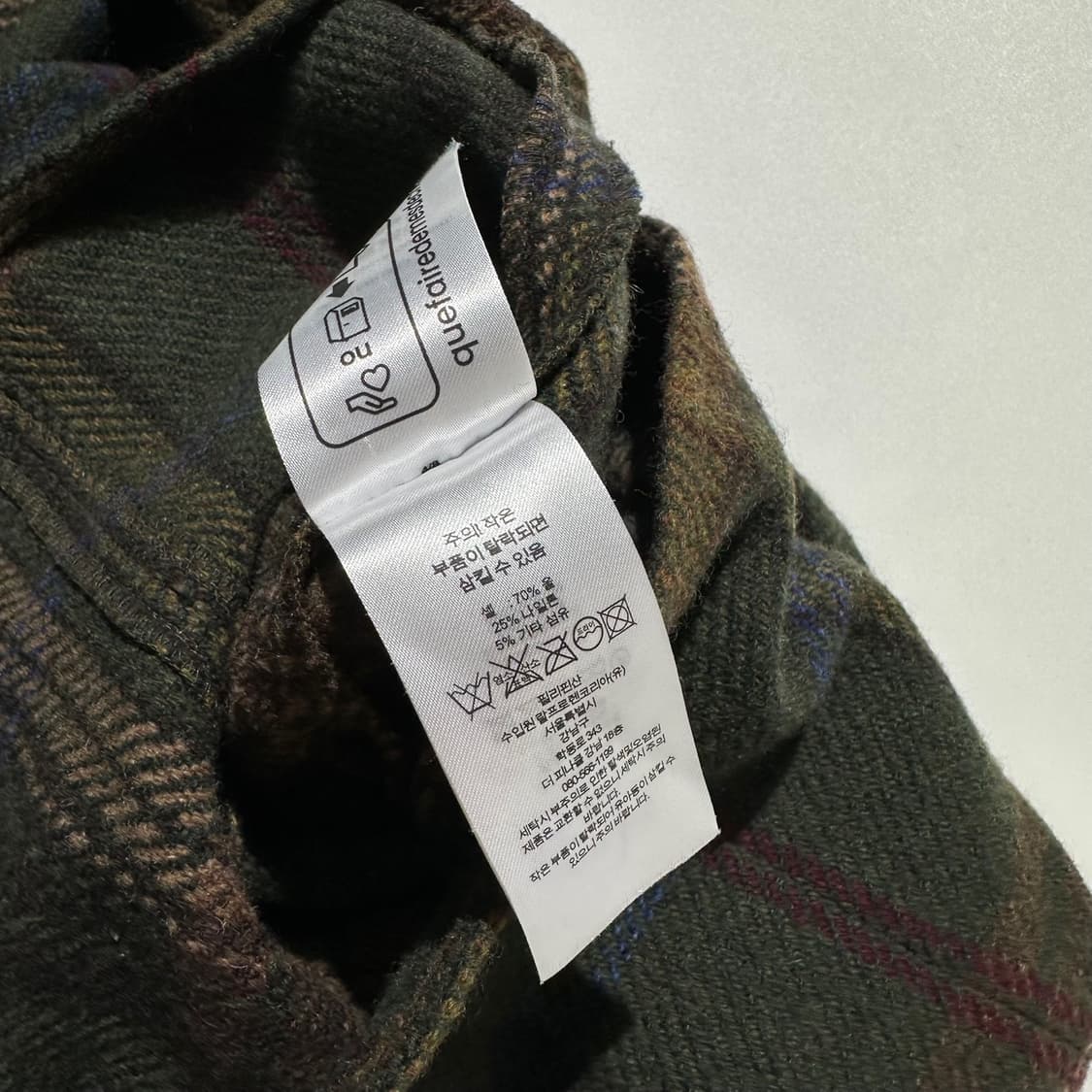 24fw 폴로 랄프로렌 플래드 체크 포 랩 슬리브리스 드레스 원피스 상품이미지10