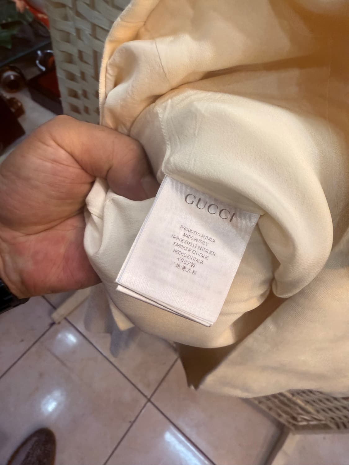 40/55-66 정품 구찌 린넨 자켓 팝니다 상품이미지7