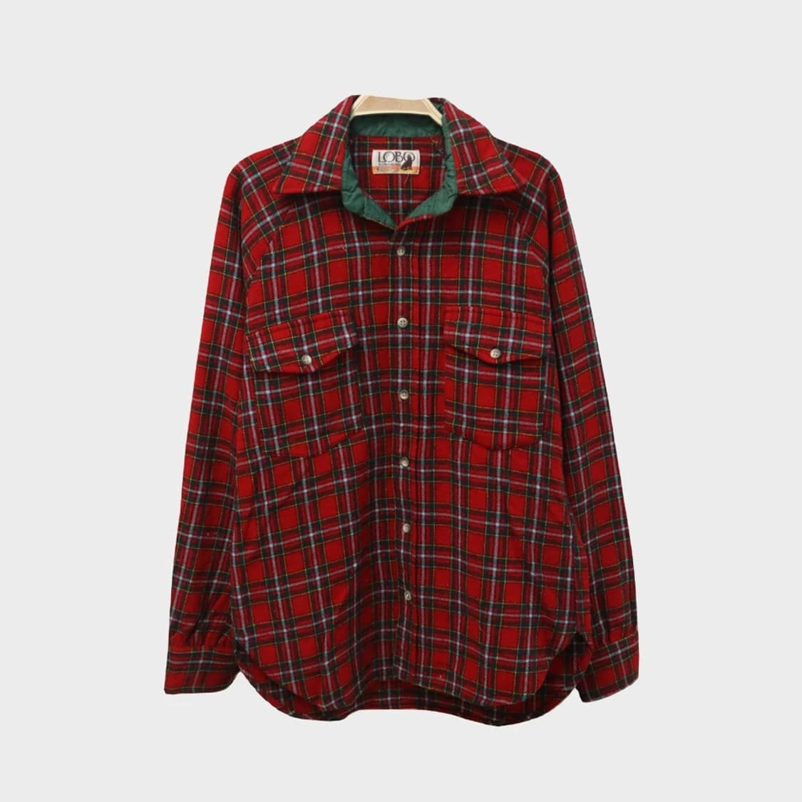 70'S 펜들턴 체크 울 셔츠 60328 상품이미지1