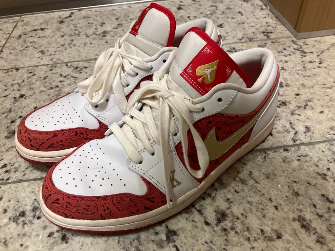 나이키 에어 조던 1 로우 카드 패턴 상품이미지2