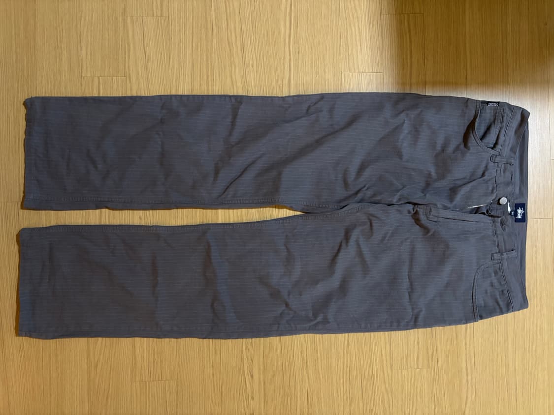 stussy cotton stripe pants 마지막사진착샷첨부 상품이미지4