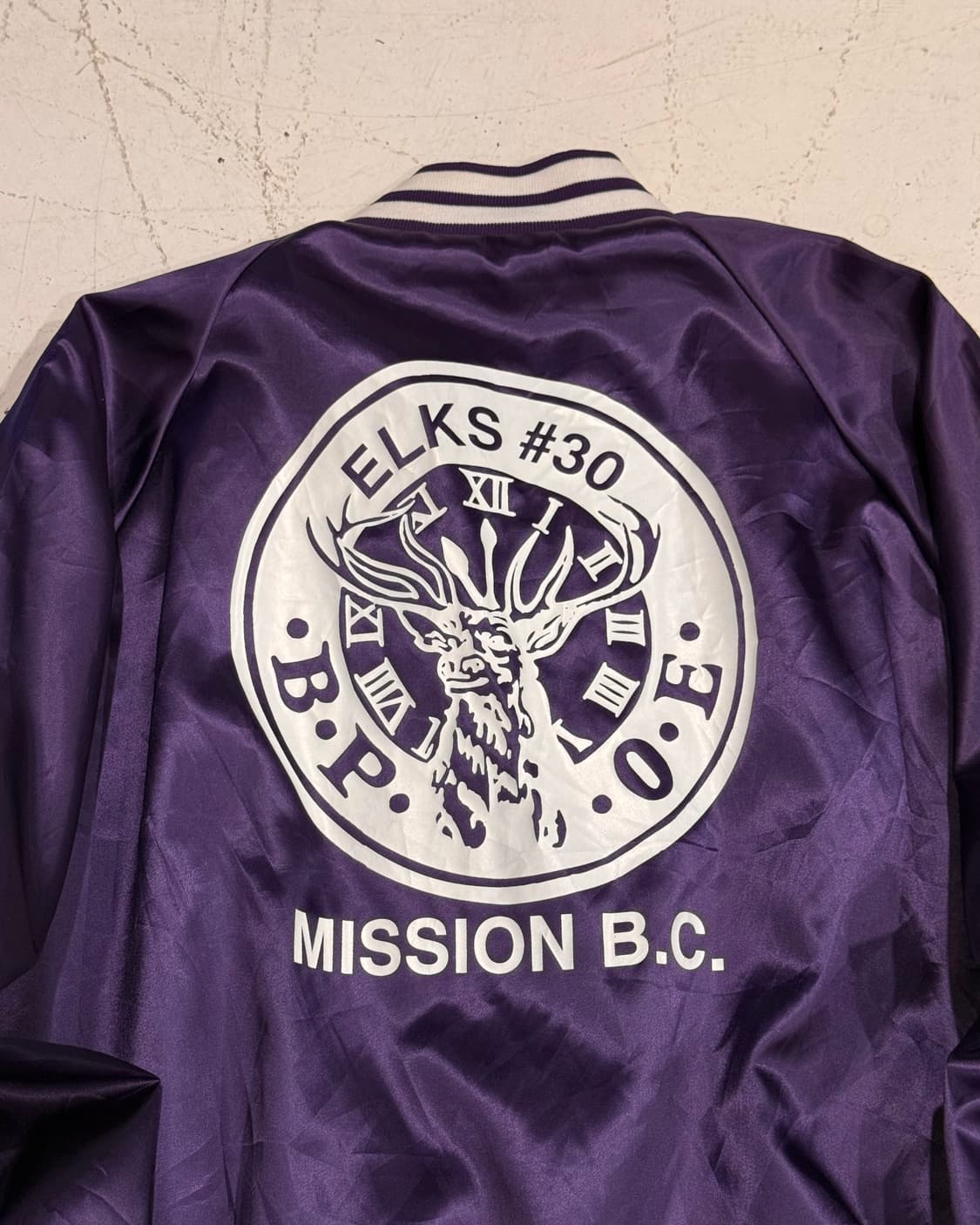 Donbrooke 80s USA 퍼플 바시티 자켓 상품이미지4