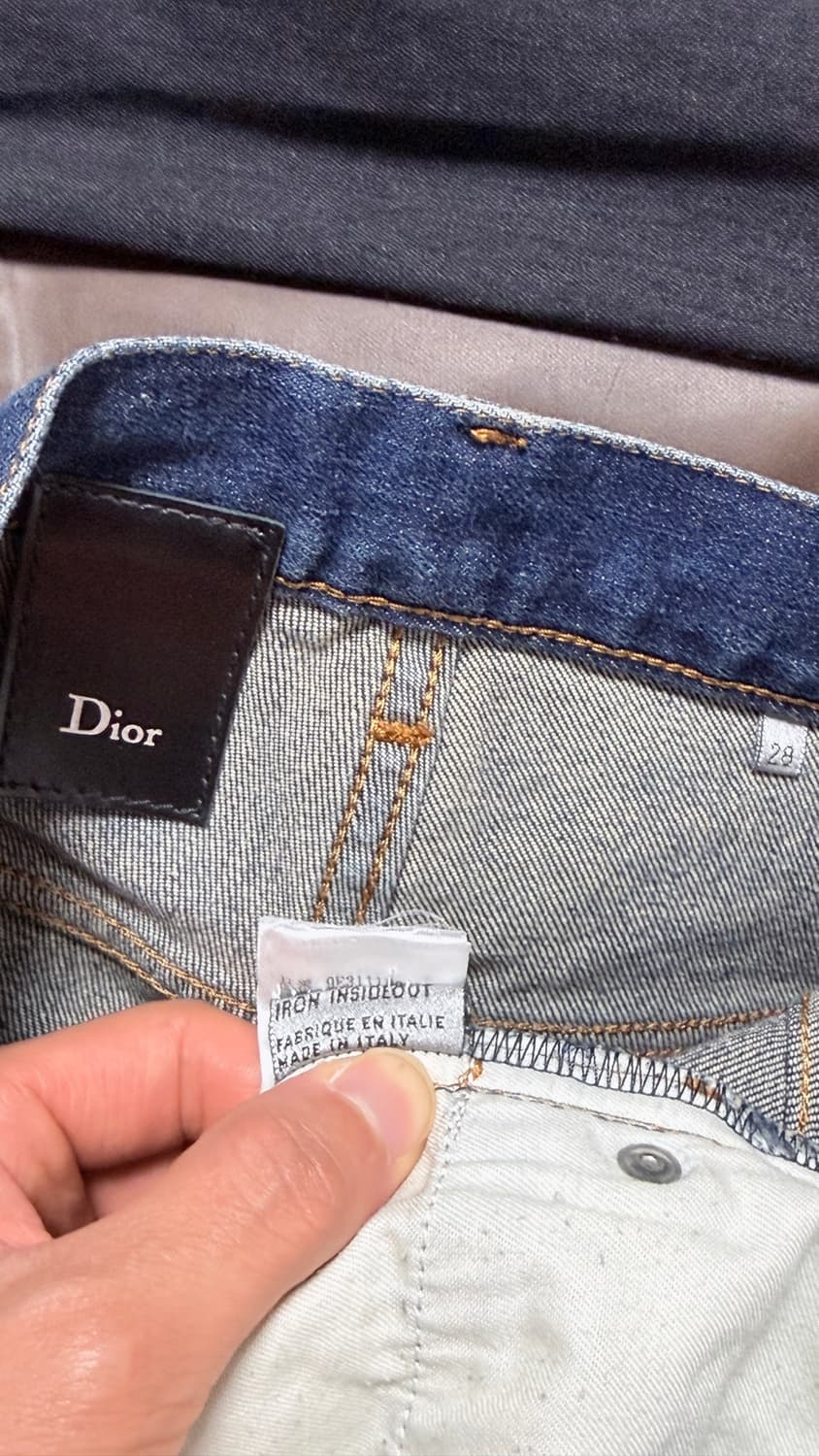 Dior Homme 09ss 레드 페인트 진 28 상품이미지3