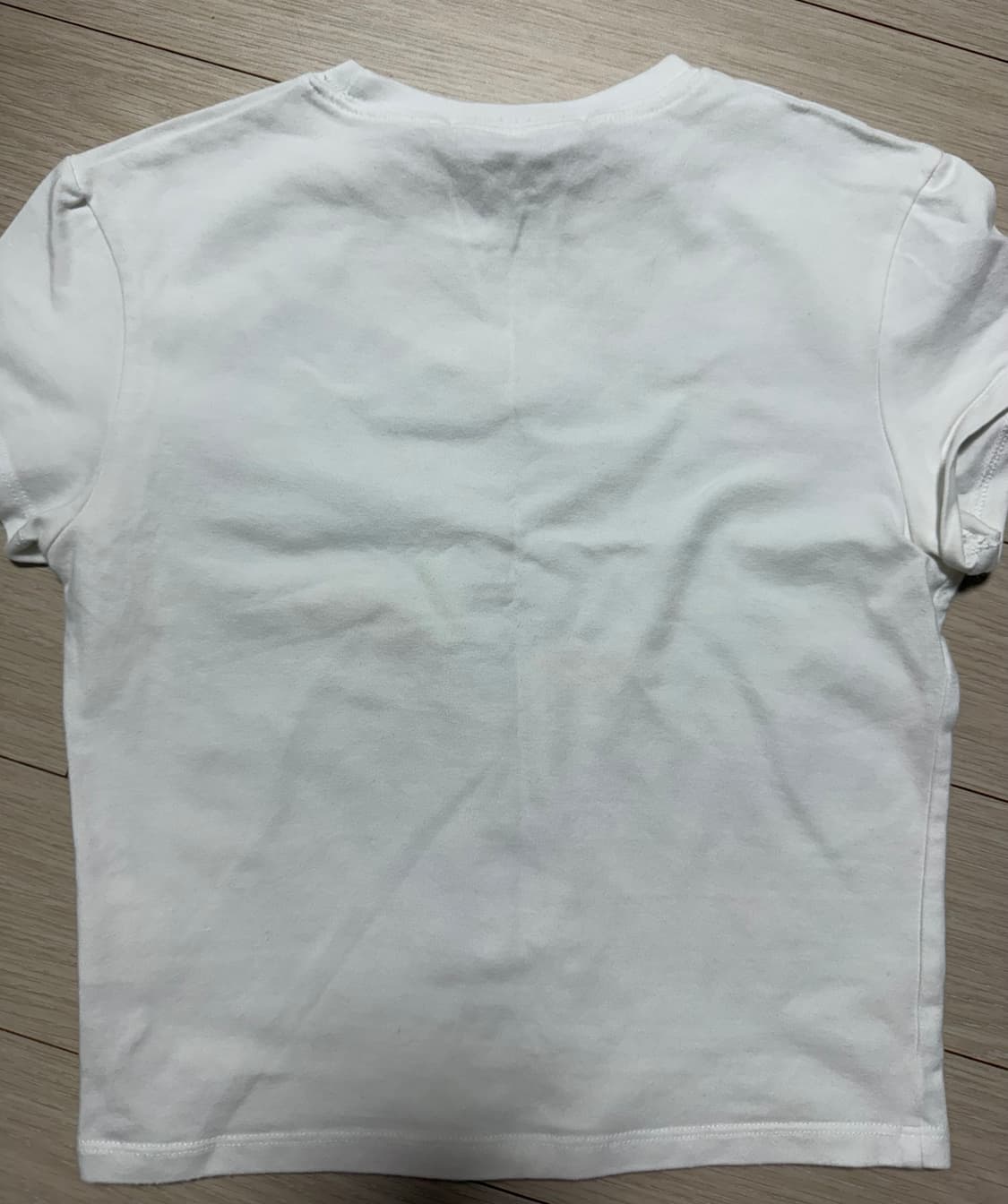 더오픈 프로덕트 크롭티 LOVE BABY T-SHIRT-WHITE 상품이미지4