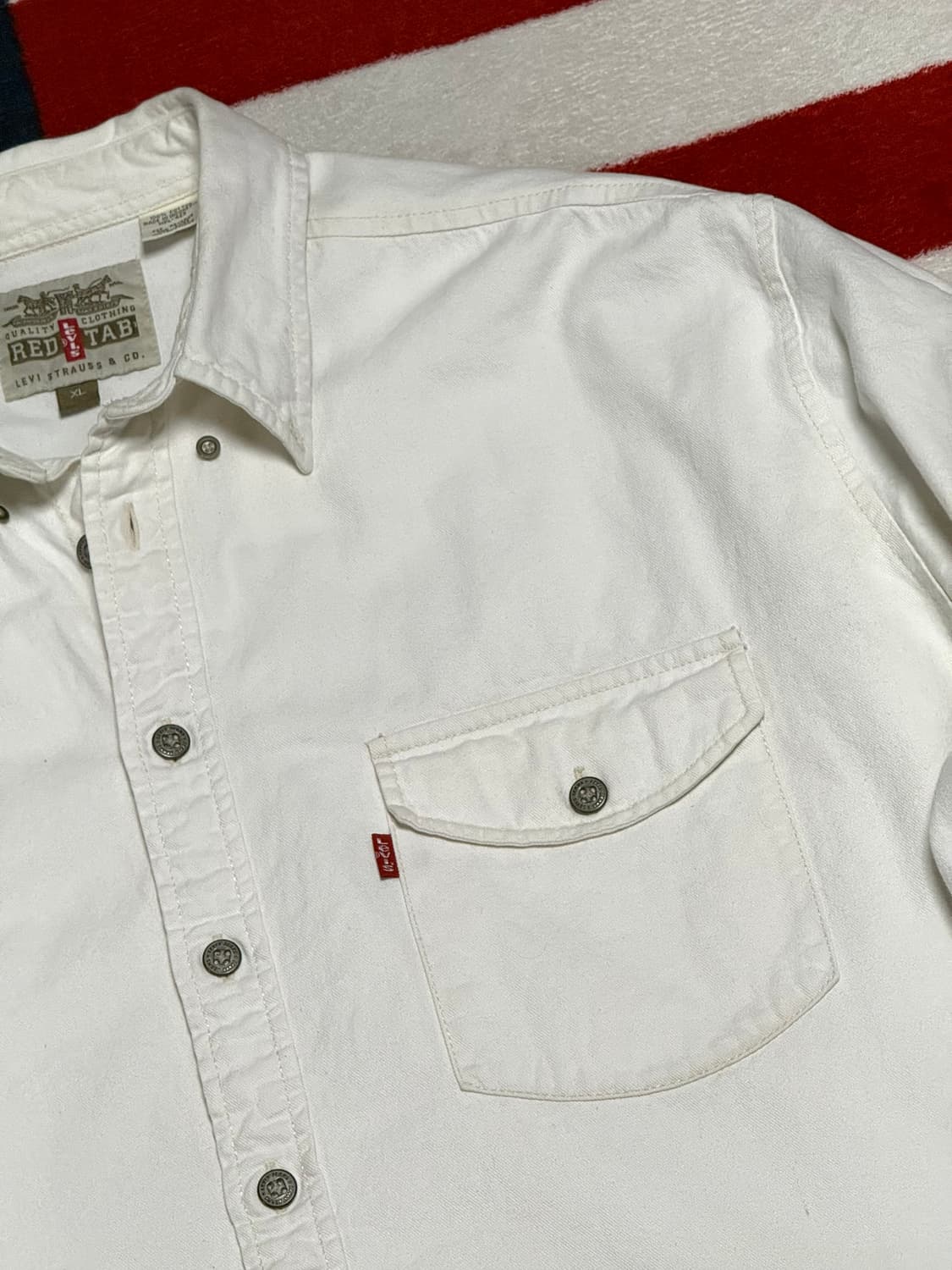 리바이스 워크셔츠 빈티지 Levi’s Work Shirt [XL] 상품이미지5