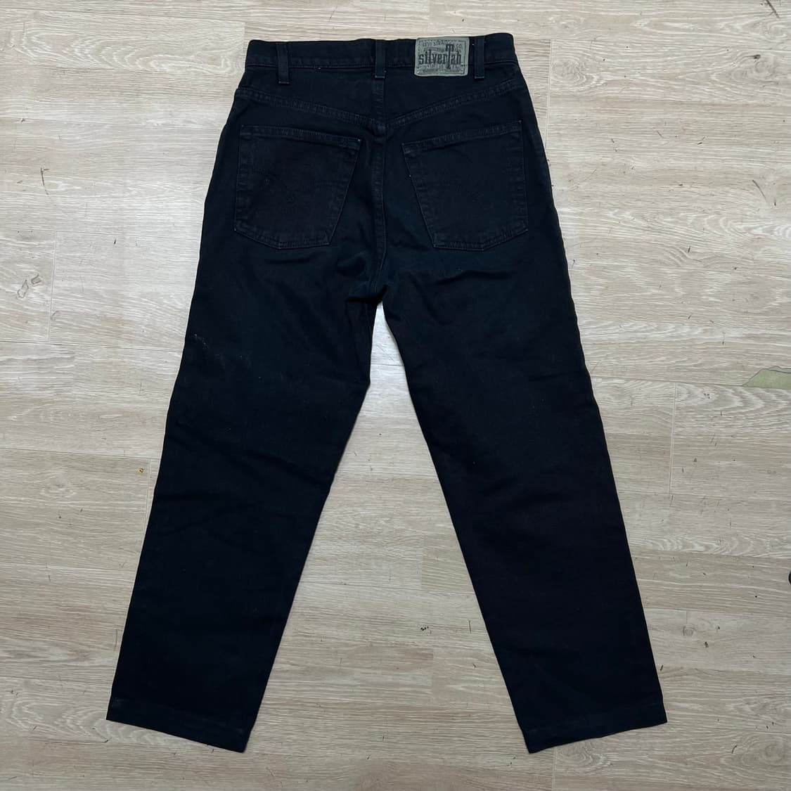 리바이스 여성 실버탭 클래식 스트레이트 데님팬츠 청바지 [흑청] 26 상품이미지4