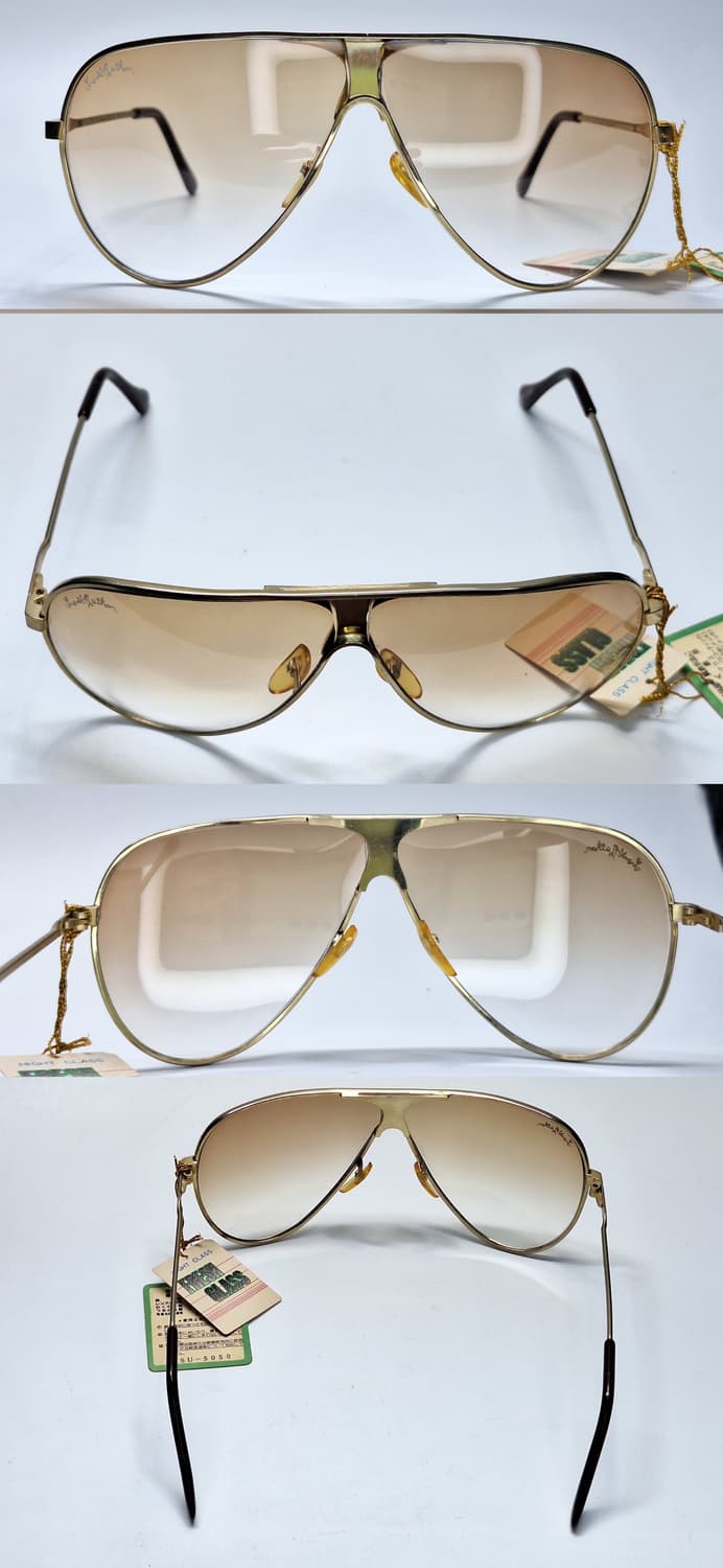 80s 일본제 빈티지 데드스톡 미사용/NP-332 선글라스 에비에이터 상품이미지2